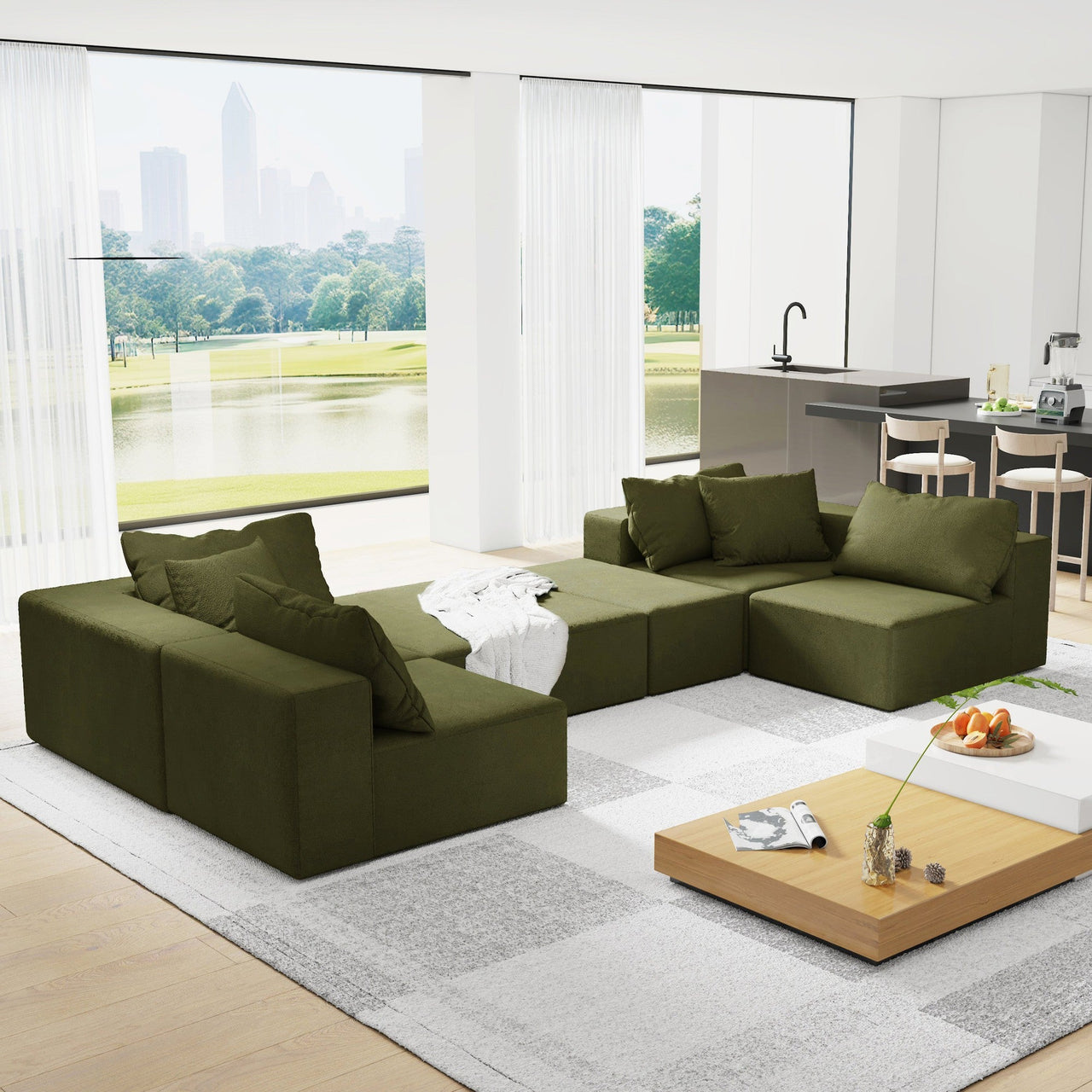 EVELYN 132" Sectional Sofa