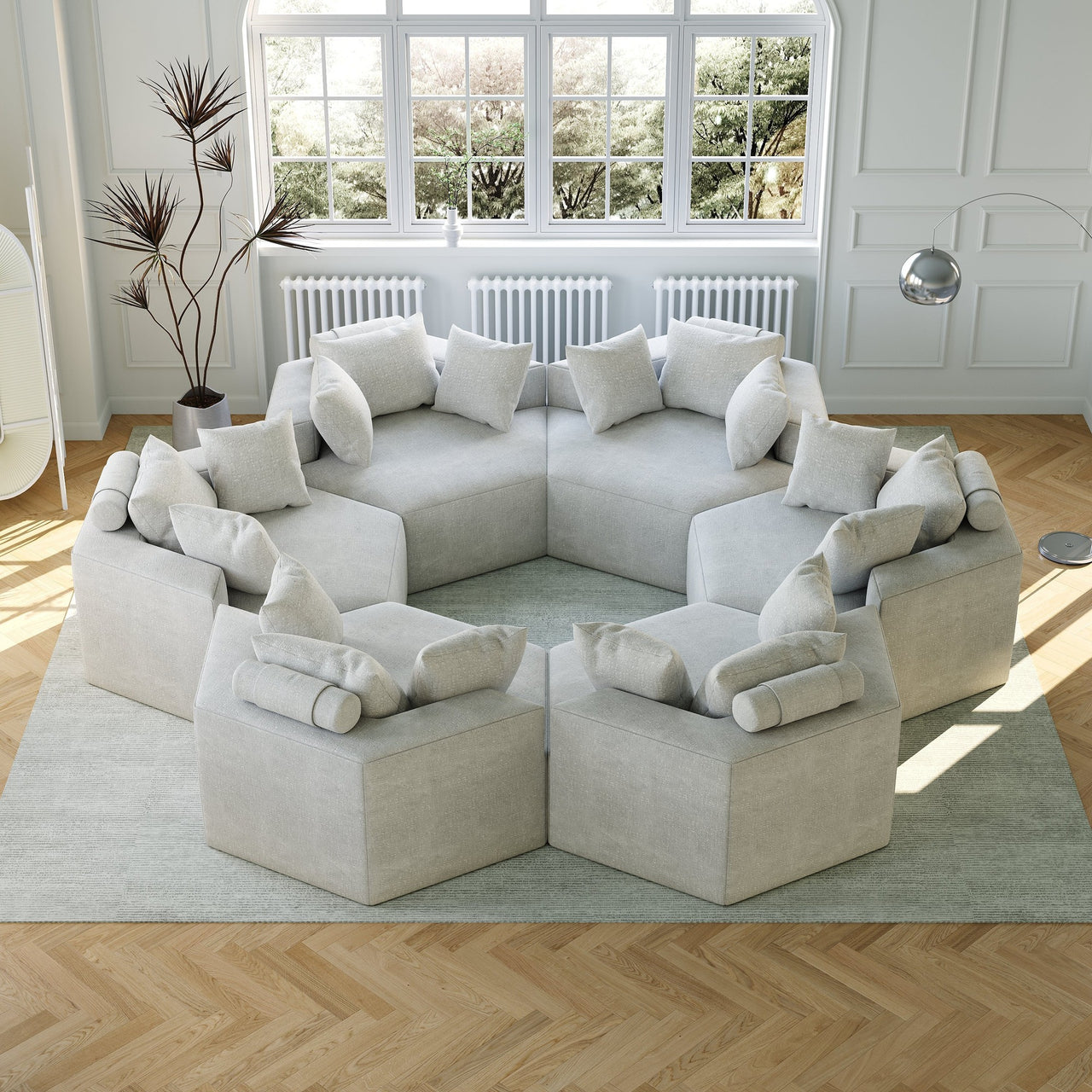 HEXA 54" Sofa