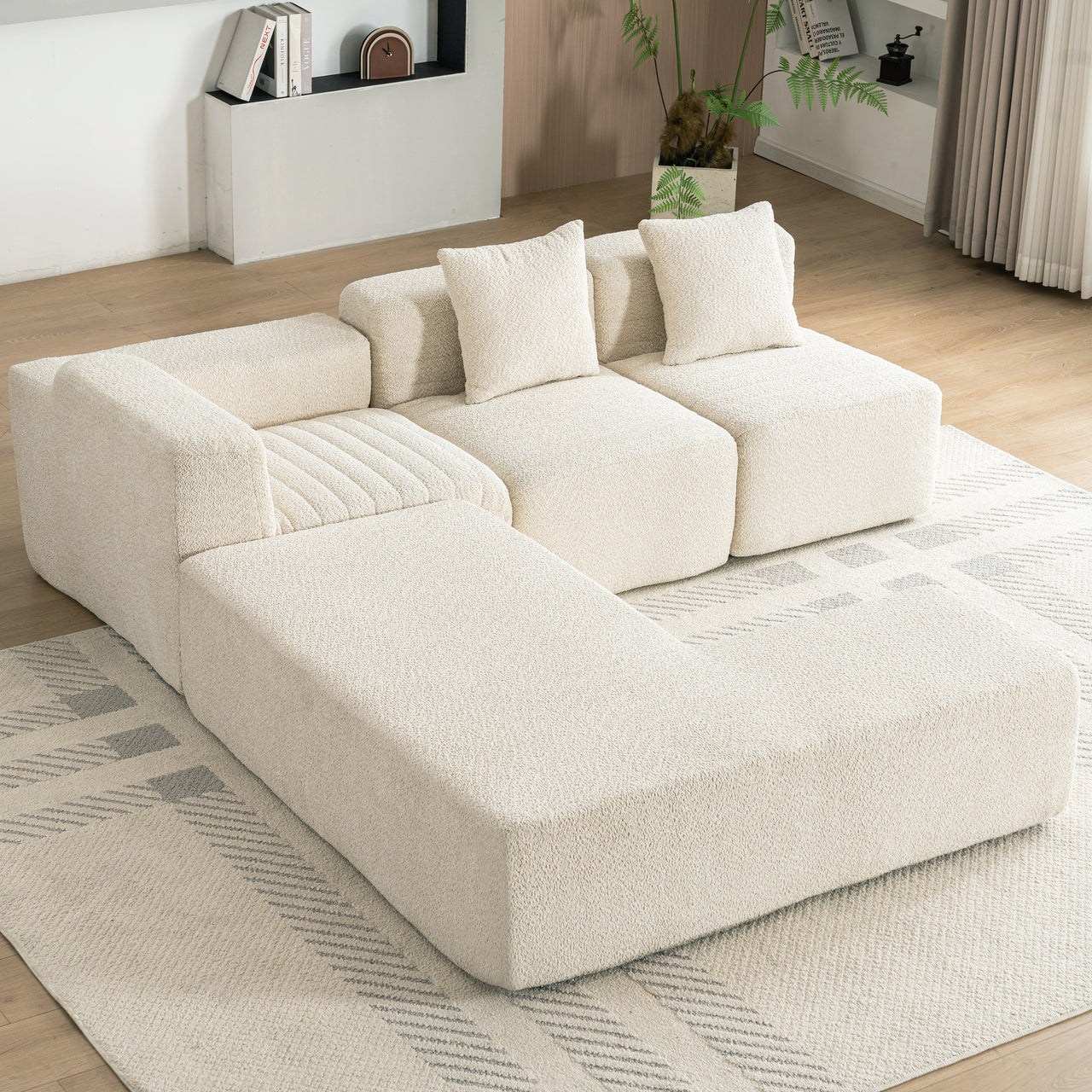 MORVIXA 117" Sectional Sofa