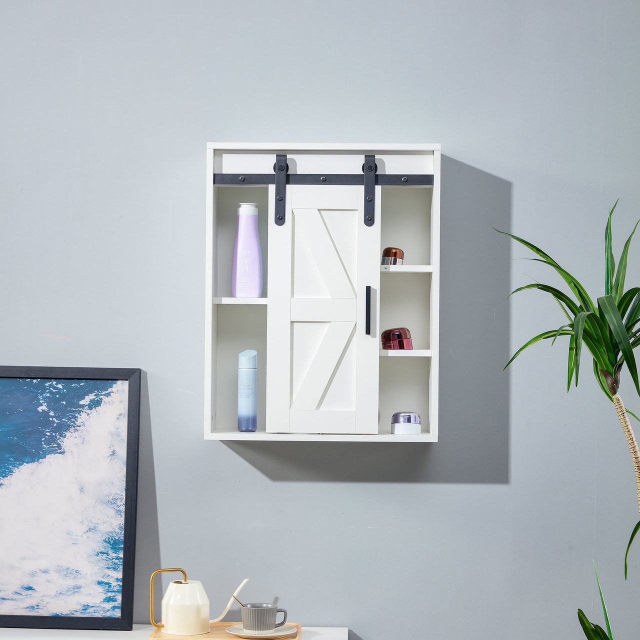 NIMBIS Wood Wall-Mounted Storage Cabinet