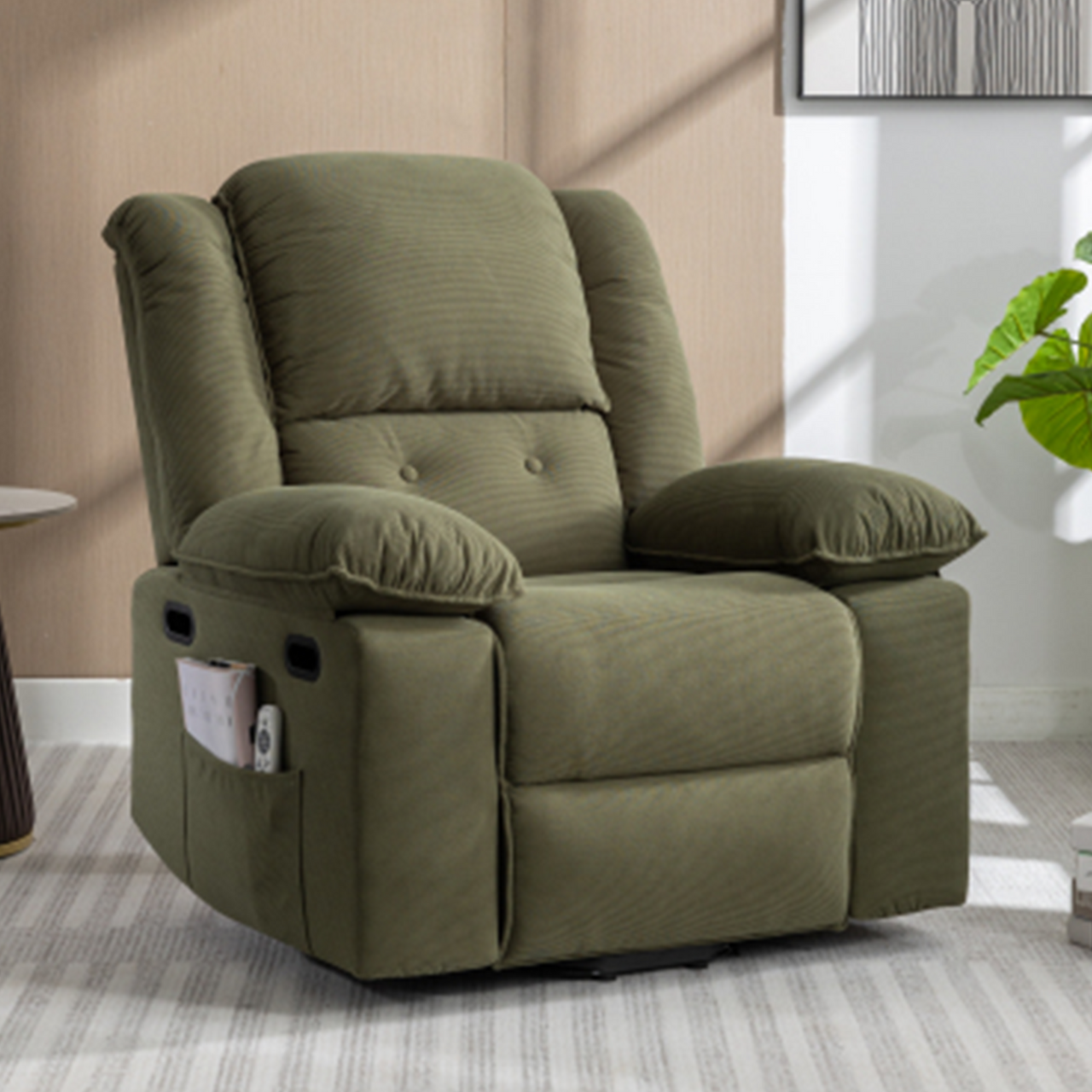 MAVITRA 34" Recliner Chair with Heat Massage