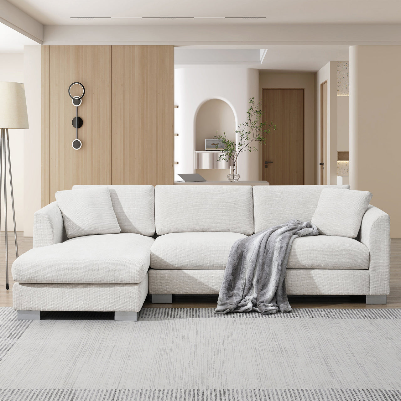 GRAVIX 96" Sectional Sofa