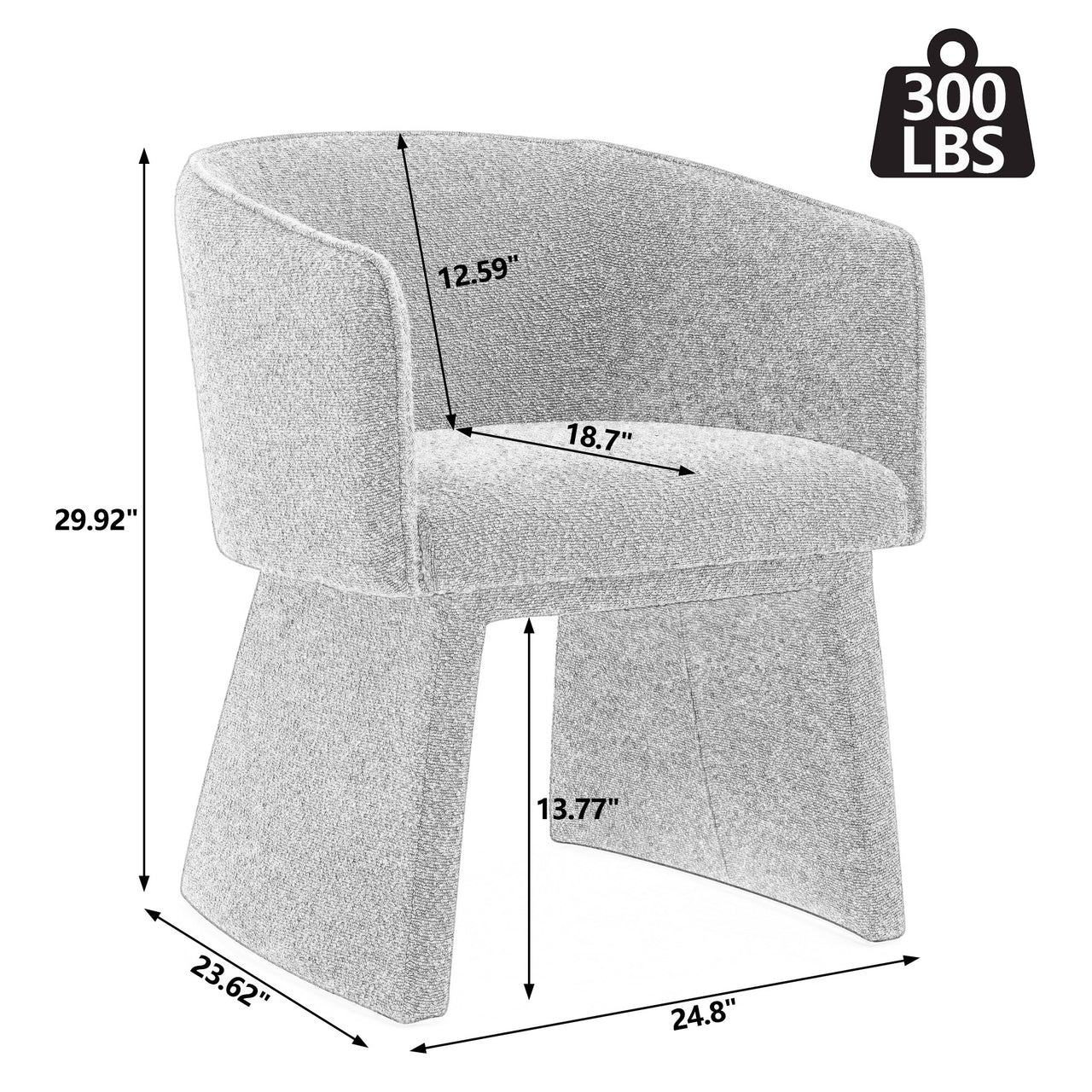 CALYX 25" Modern Chair