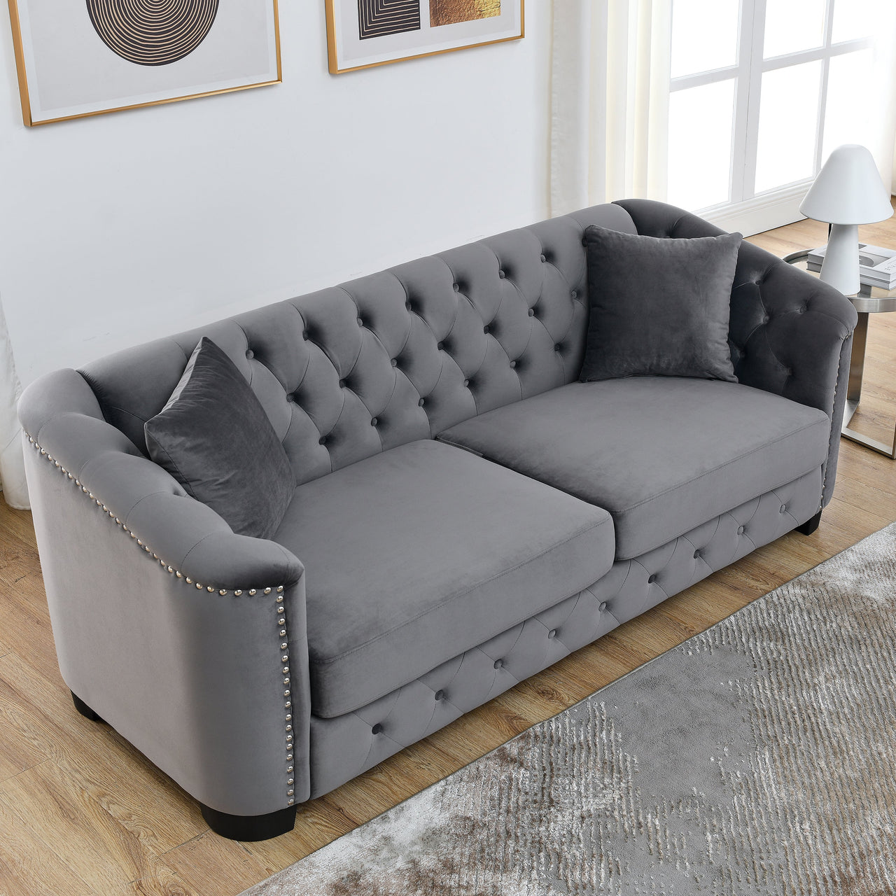 QUENTIN 3 Seater Chesterfield Sofa