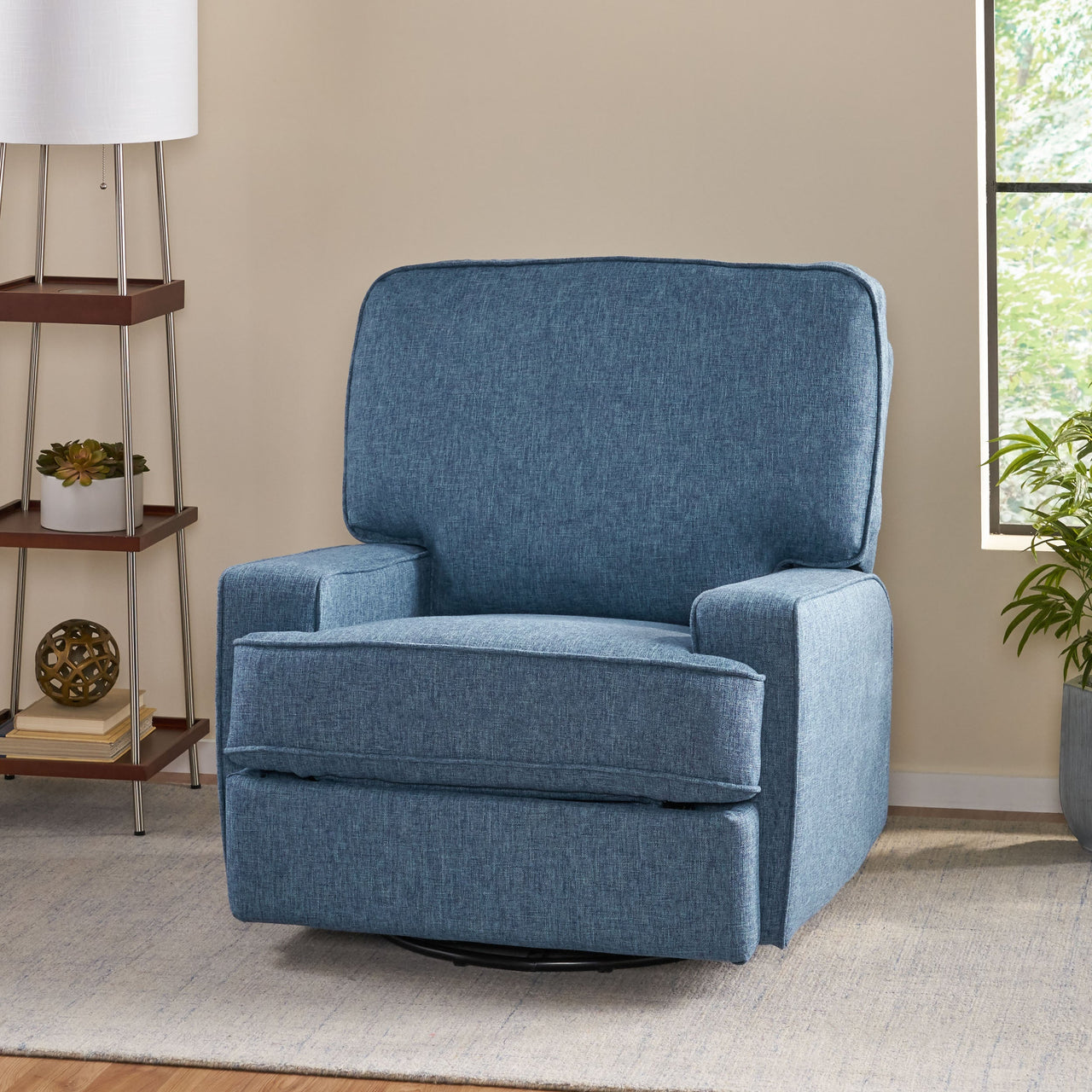 NEXORIAN 36" Swivel Recliner Chair