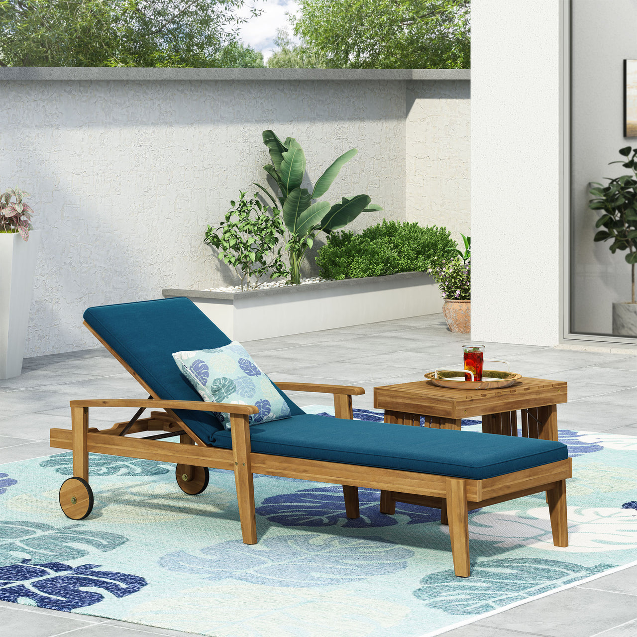 JYLTOR 79" Outdoor Chaise Lounge