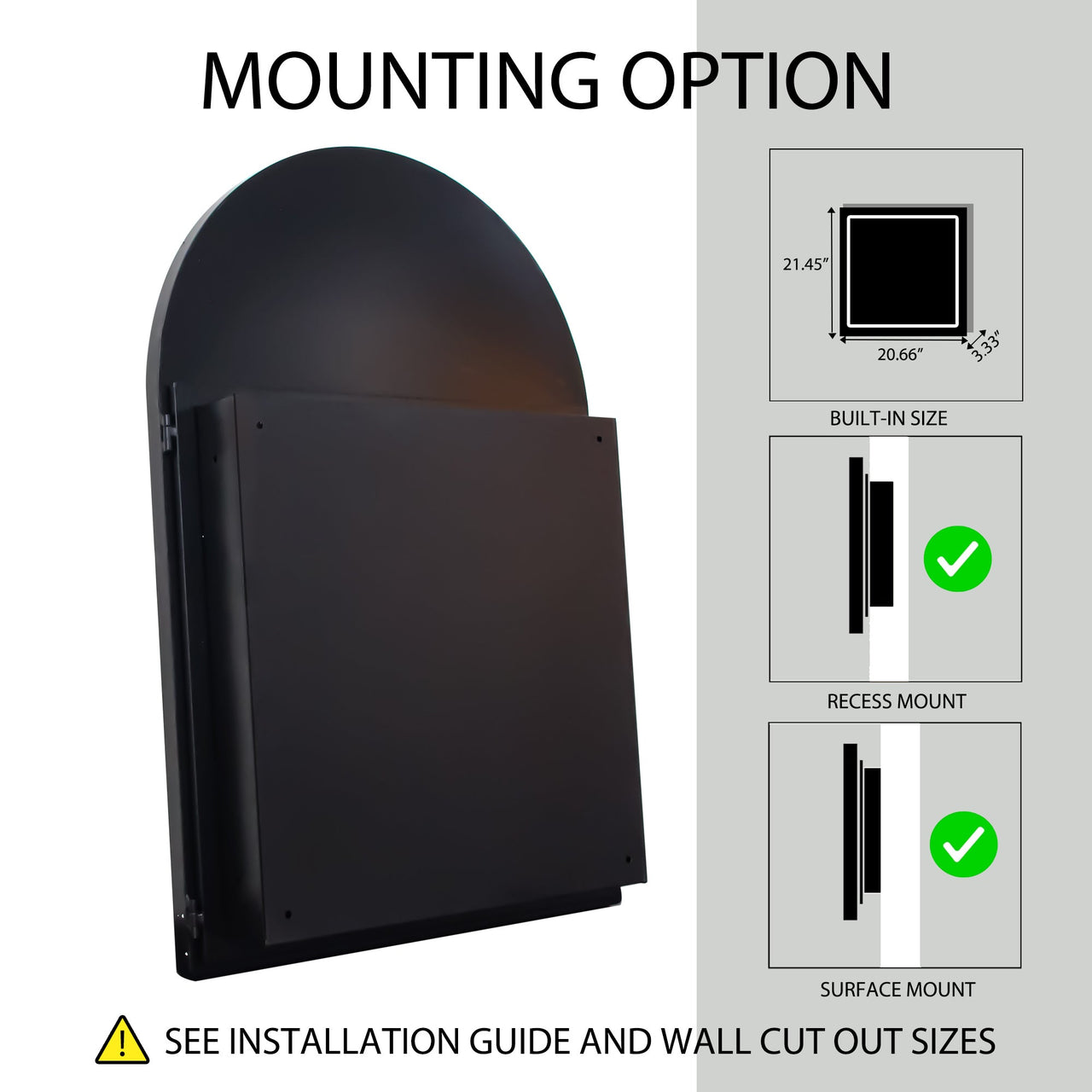 ZYNVEX 36" Wall Mirror