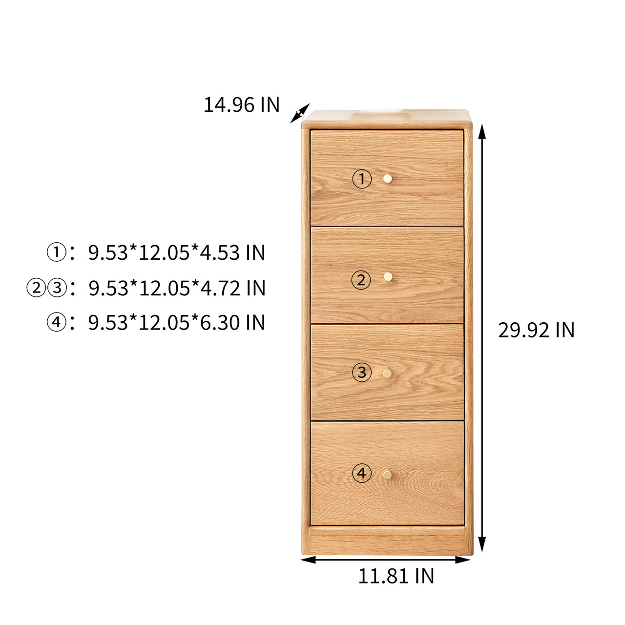 DYVORA 30" Storage Cabinet