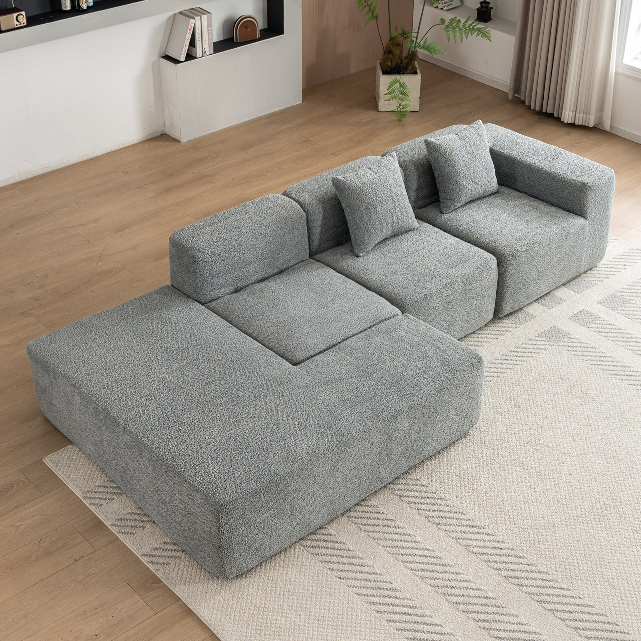 MORVIXA 117" Sectional Sofa