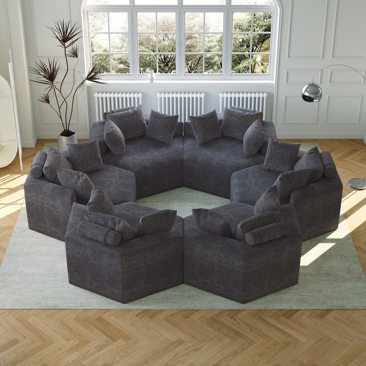 HEXA 54" Sofa