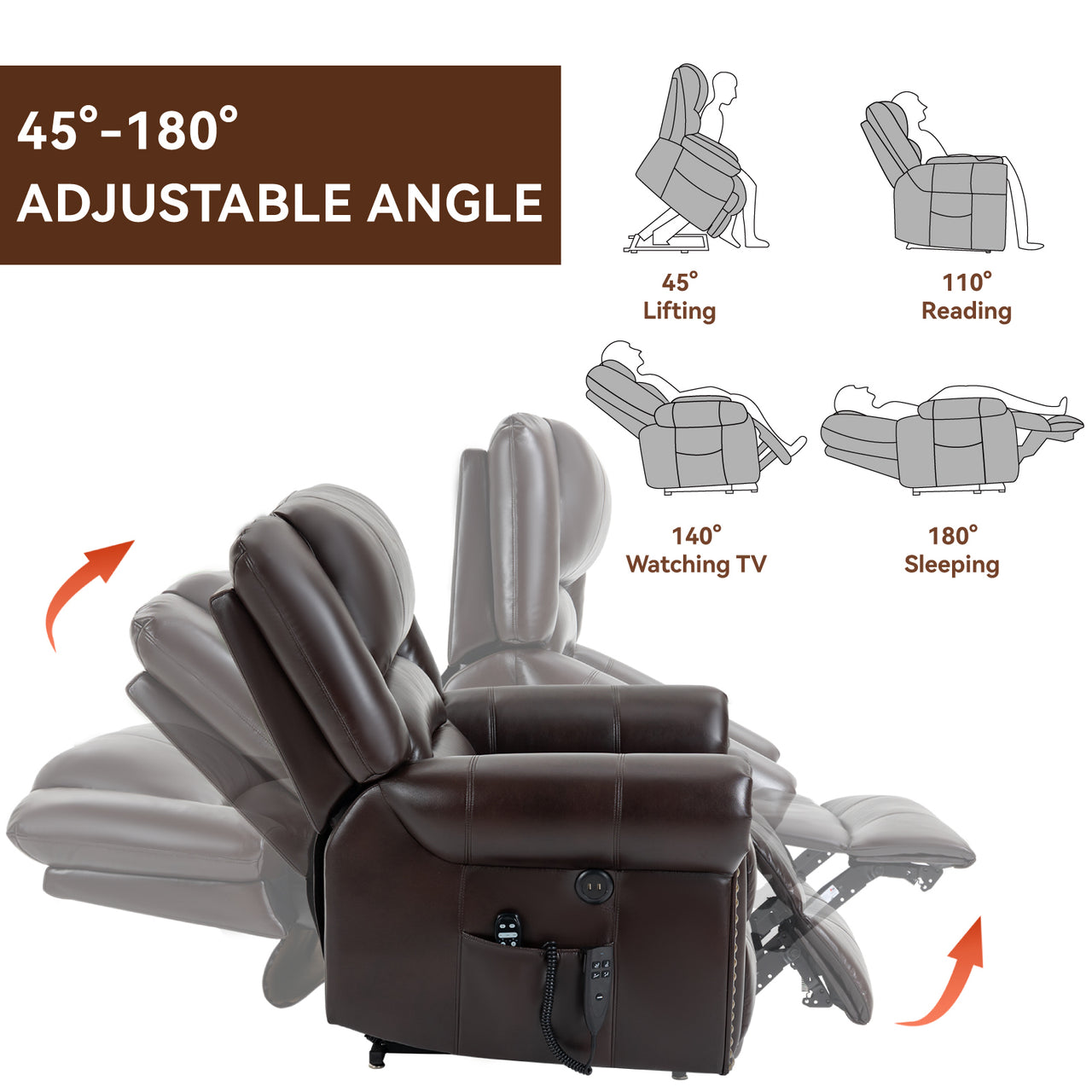 COZYLift Recliner with Heat Massage - 8300 XL