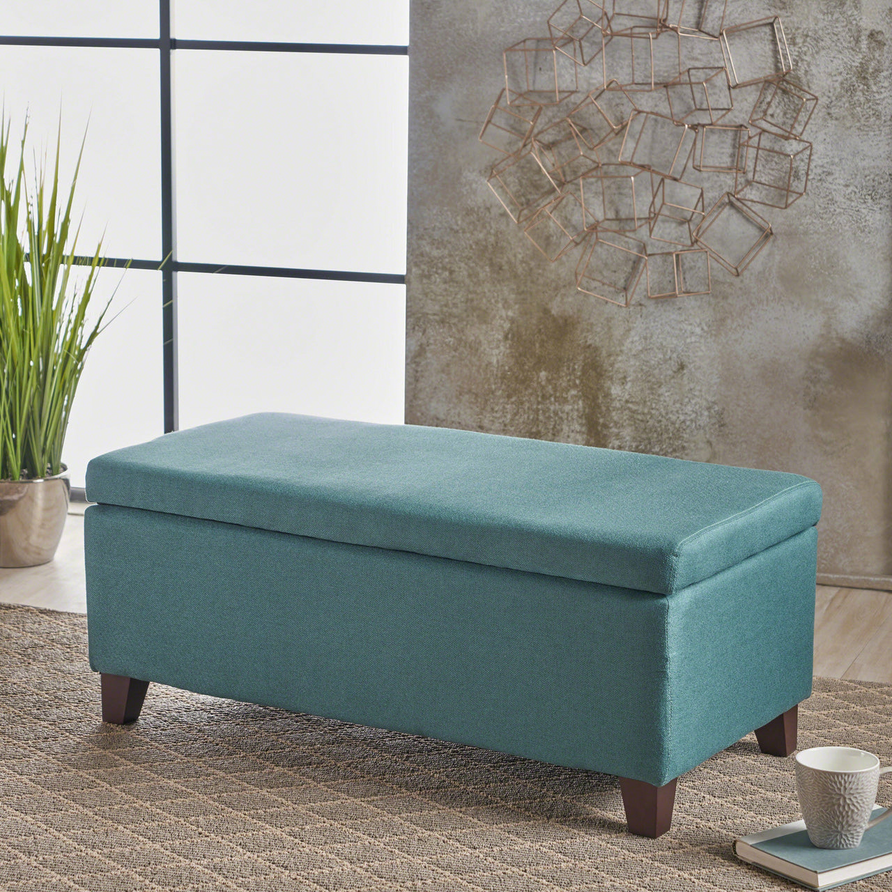 TOLVEX 38" Storage Ottoman