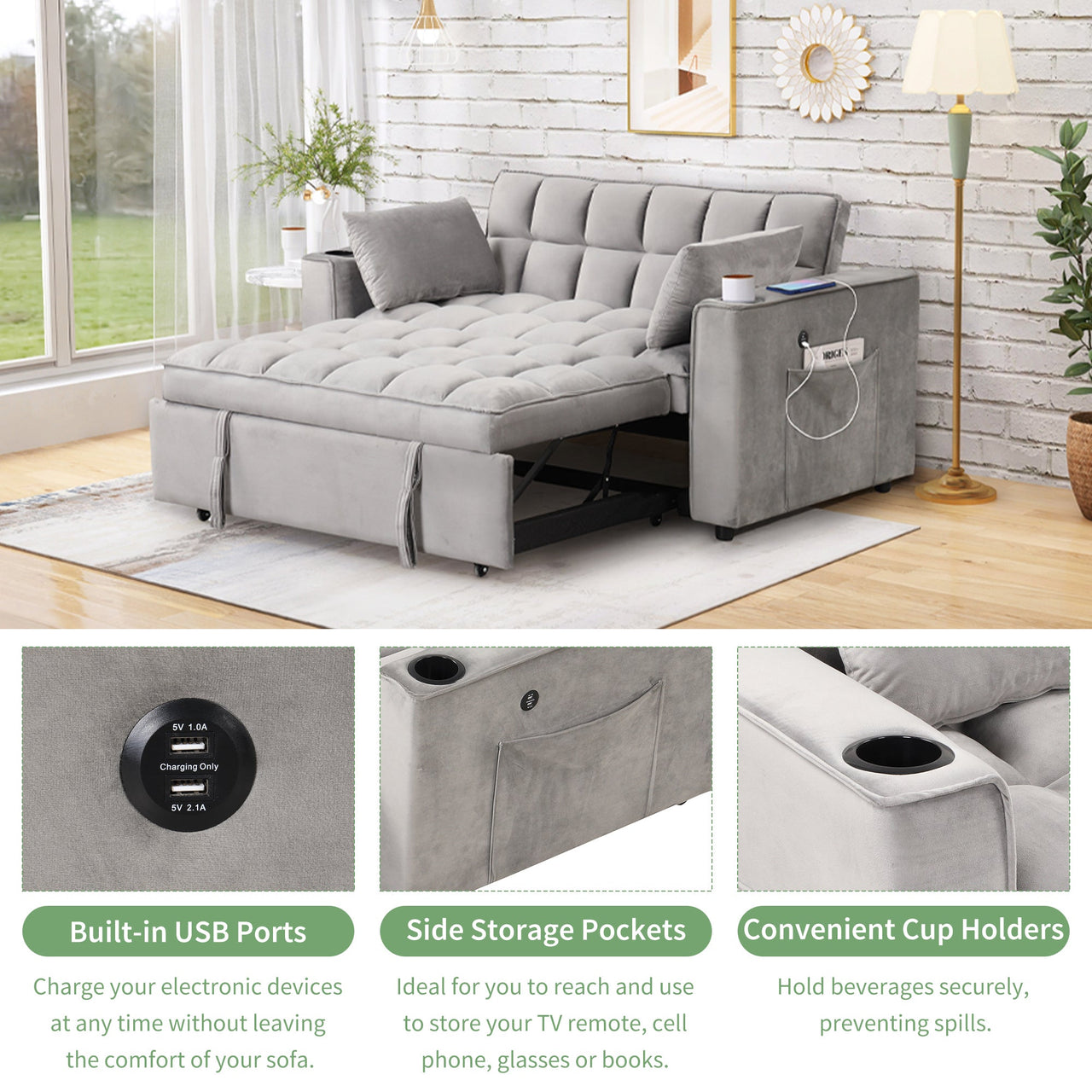 KAVLONI 58" Sofa Bed