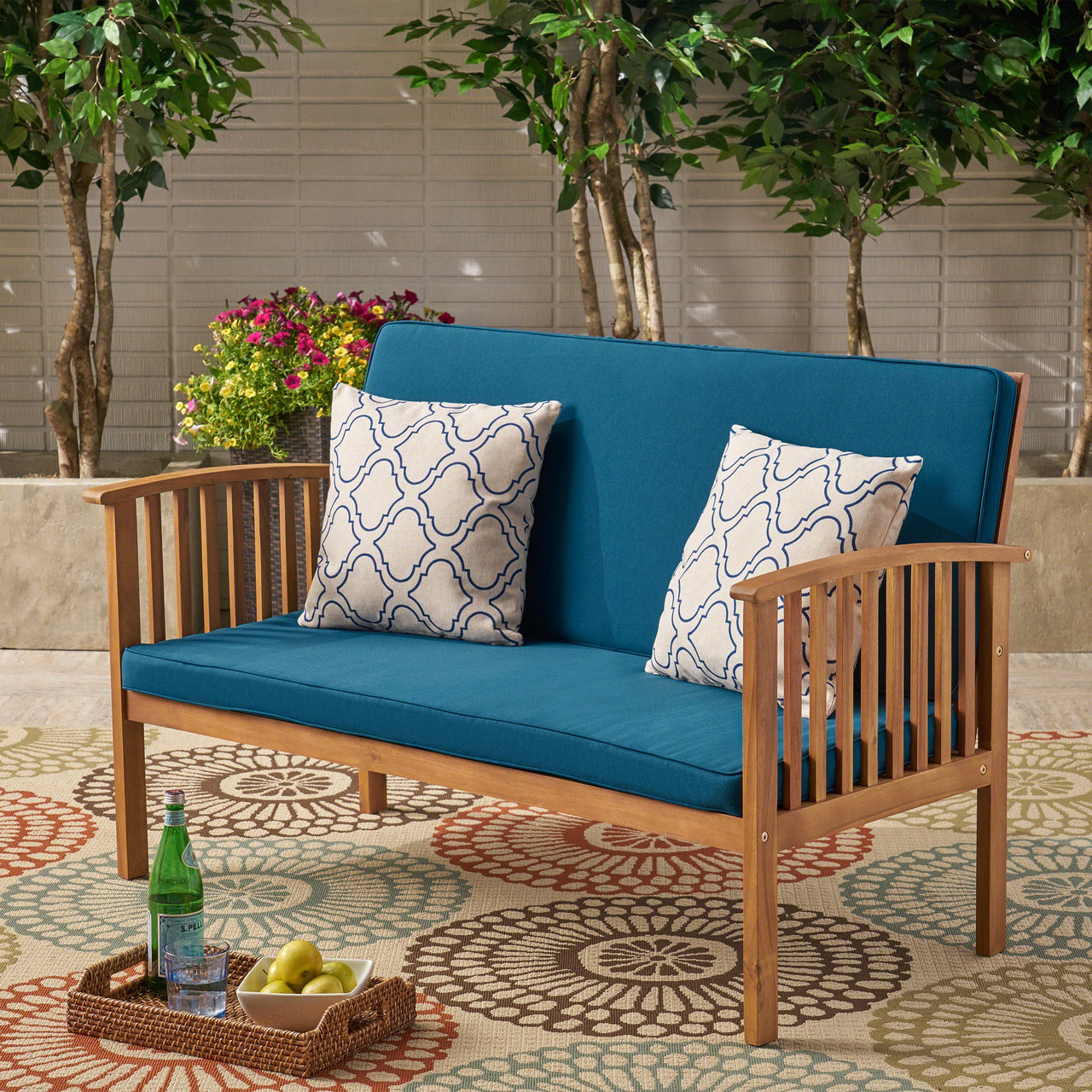 VYRENTOXA 53" Outdoor LoveSeat