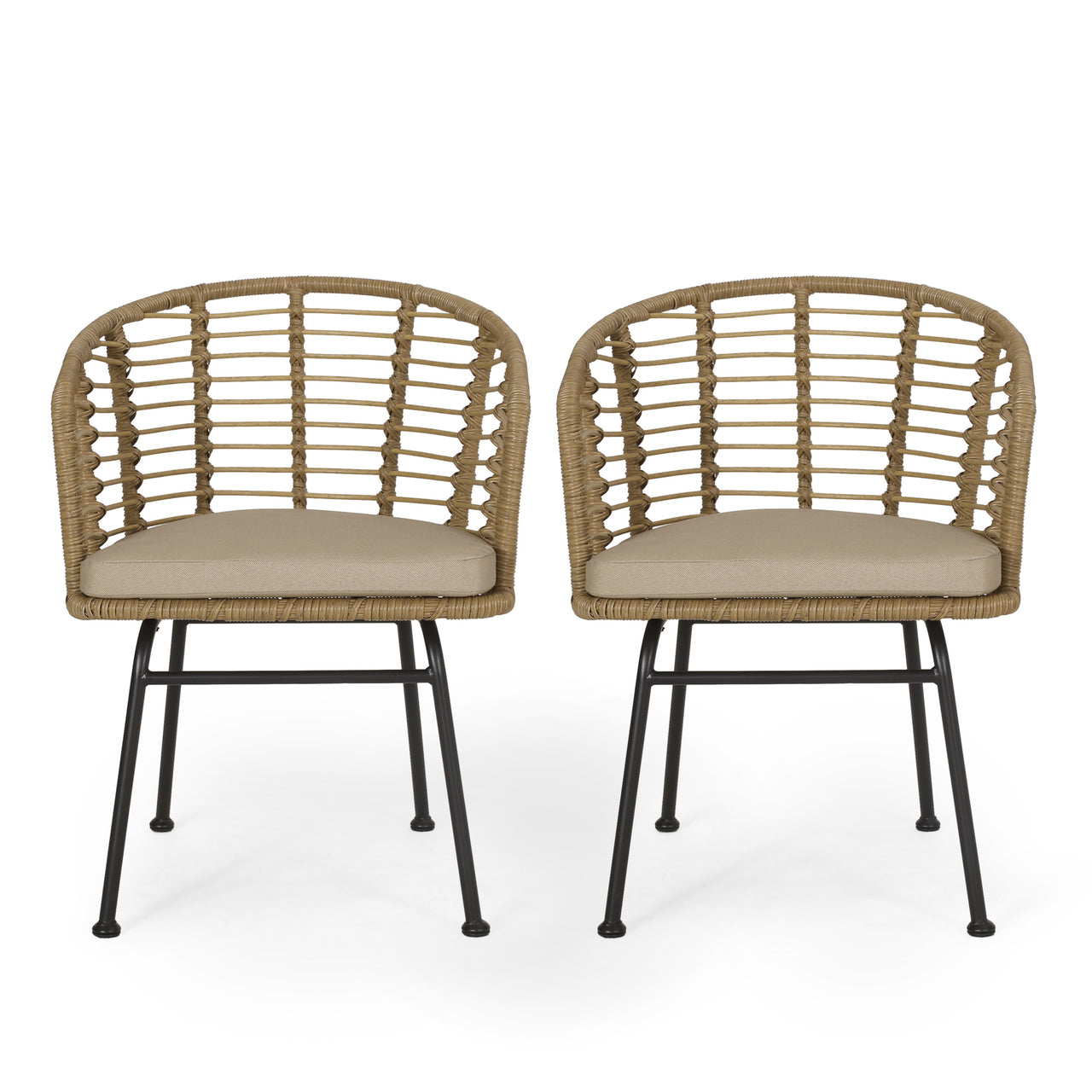 FOLNIX 22" Outdoor Chair Set Of 2