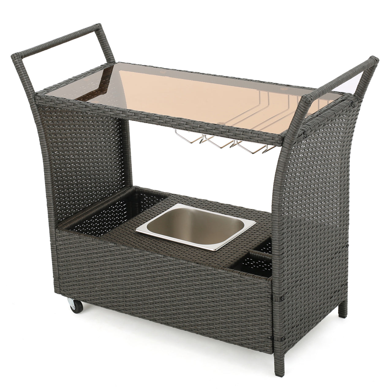 XURLEX 44" Bar Cart