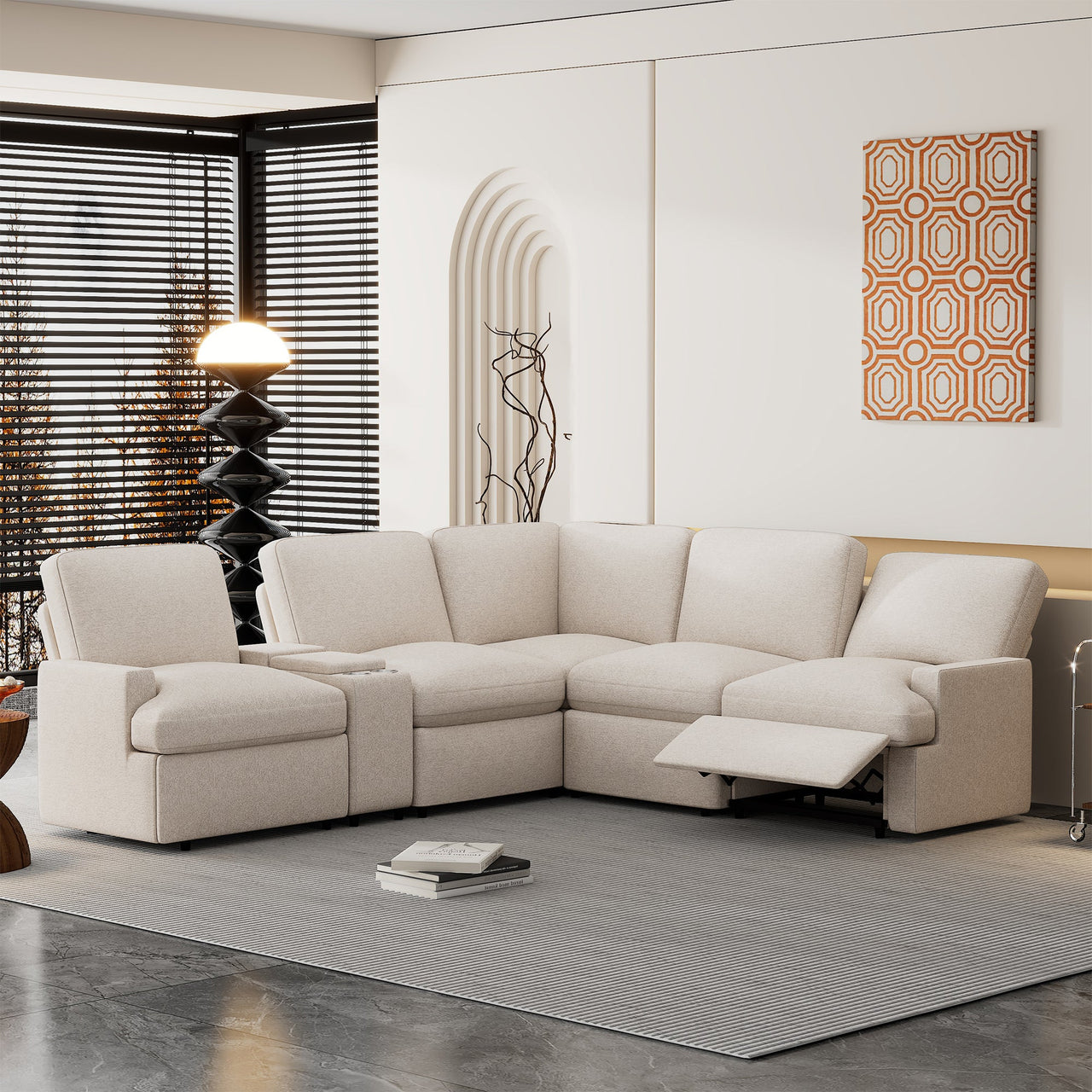 XAVORA 104" Sectional Sofa