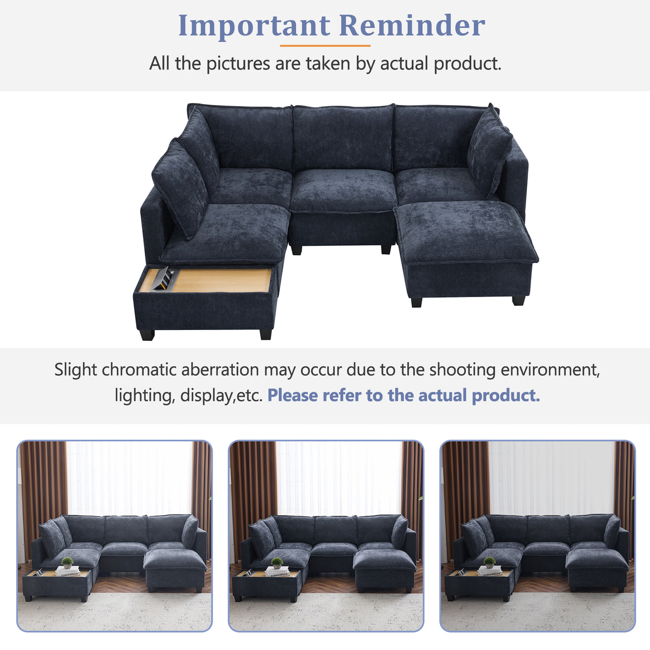 OPHYLEX 90" Sectional Sofa