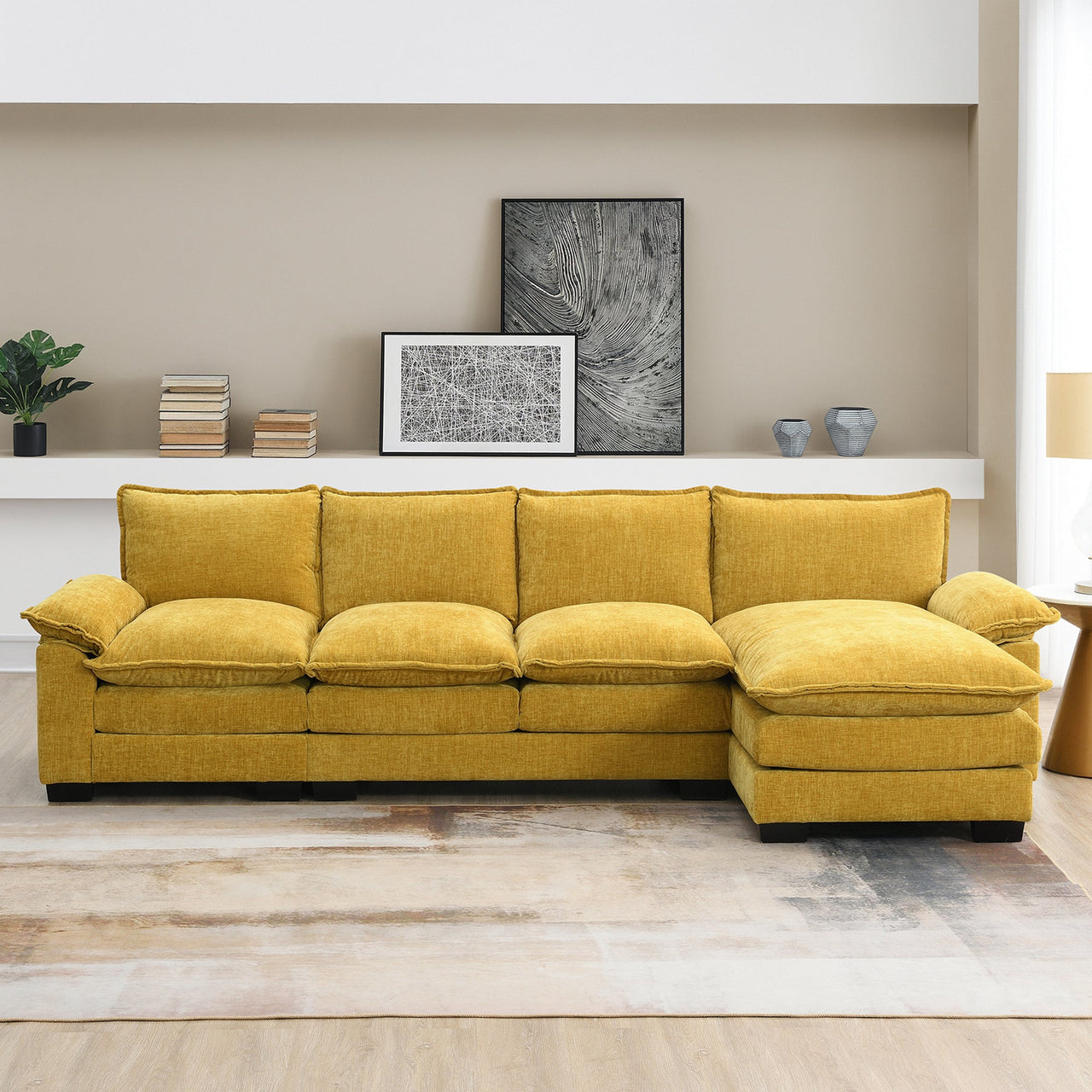 KRYNIX 118" Sectional Sofa