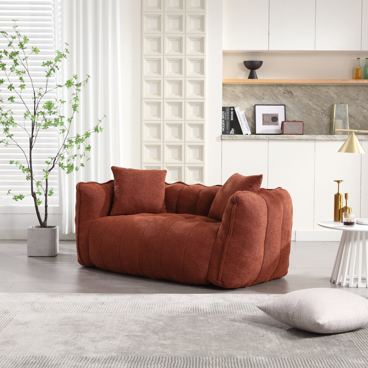 ALINA 66" Bean Bag Loveseat