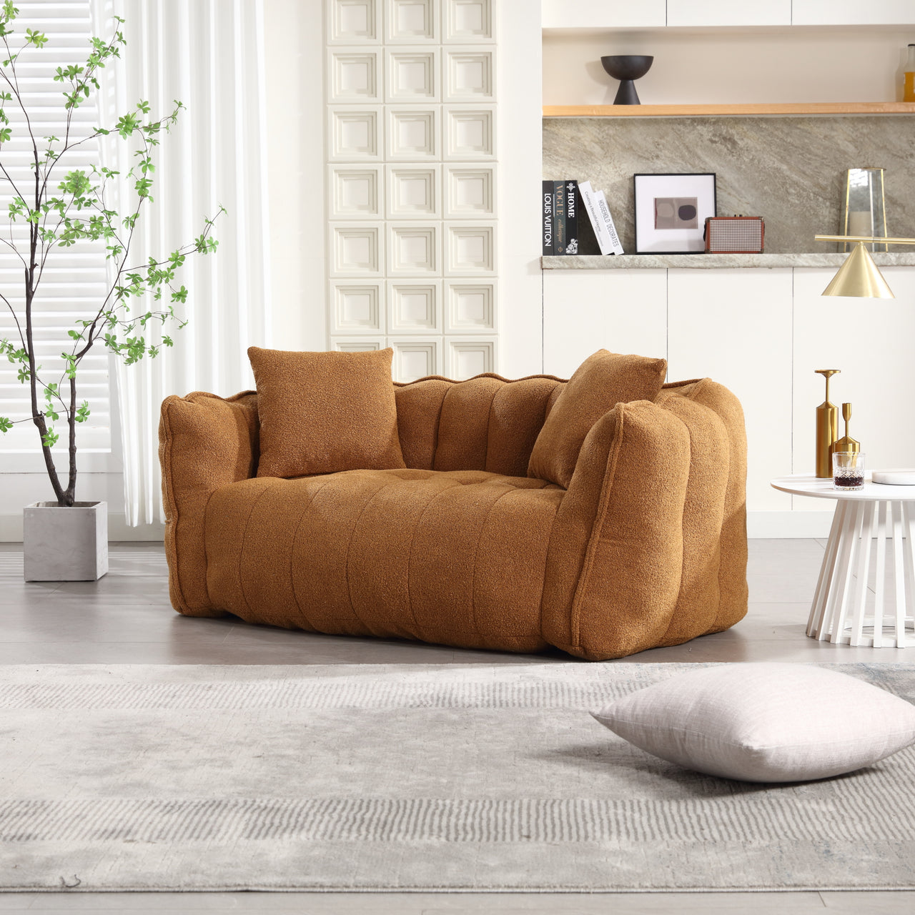 ALINA 66" Bean Bag Loveseat