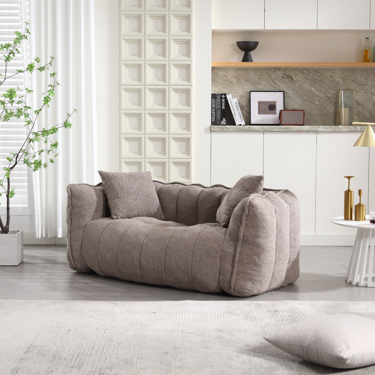 ALINA 66" Bean Bag Loveseat