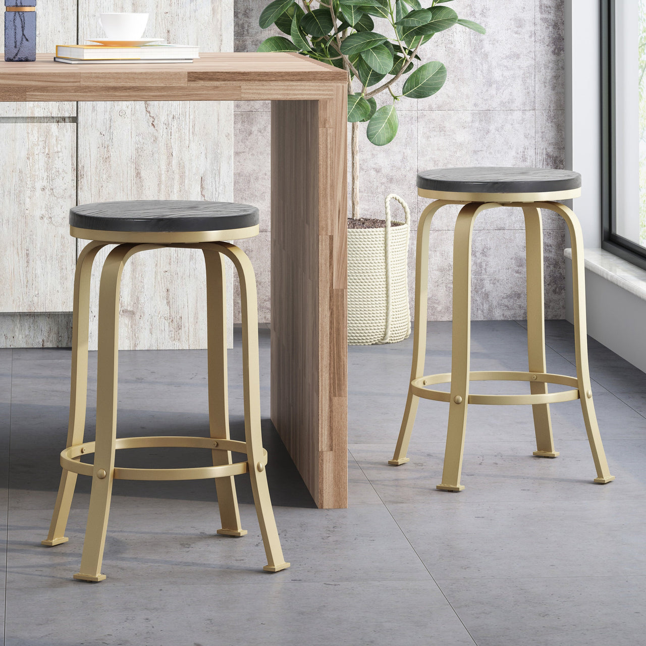 VORLUX 15" Counter Stool Set of 2