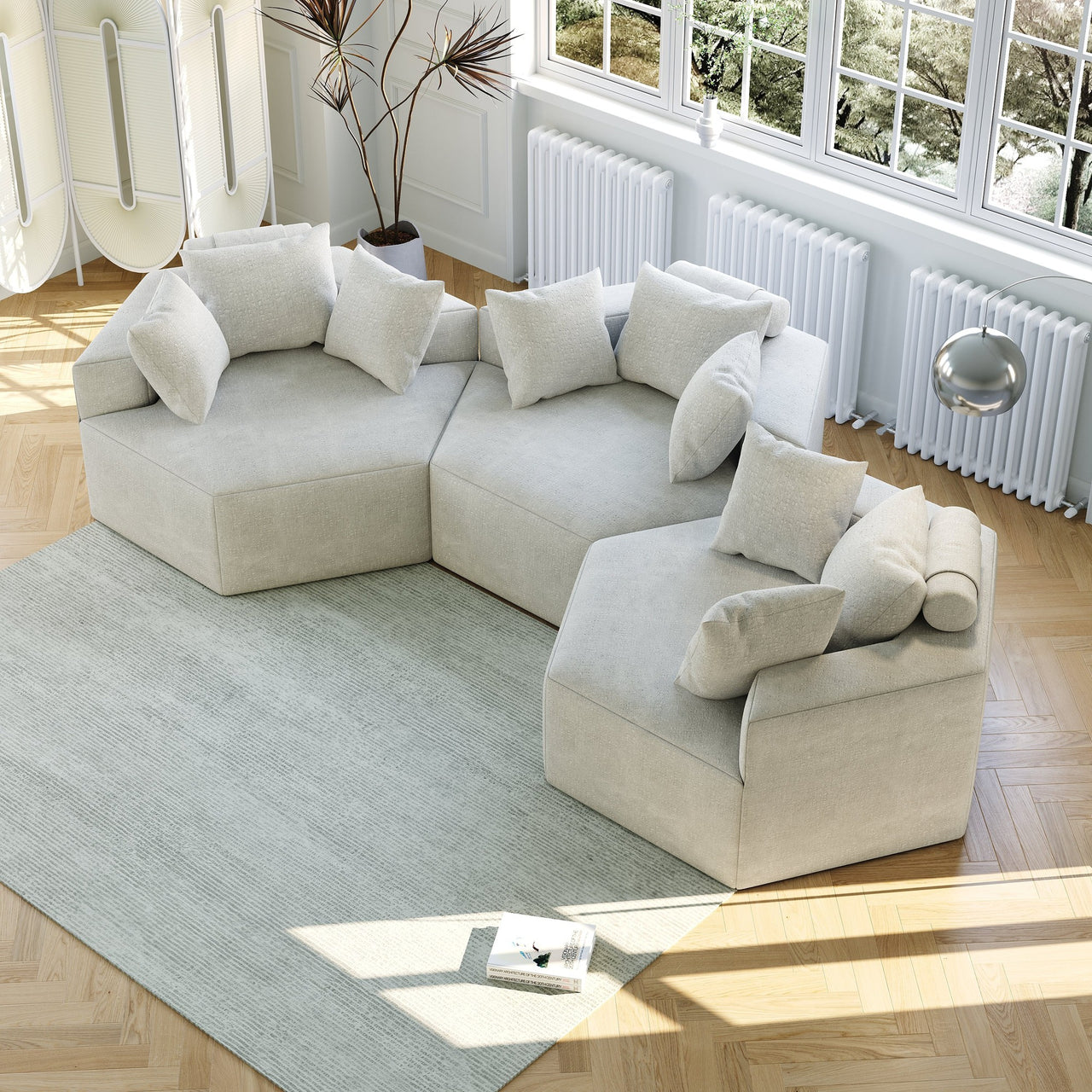 HEXA 54" Sofa