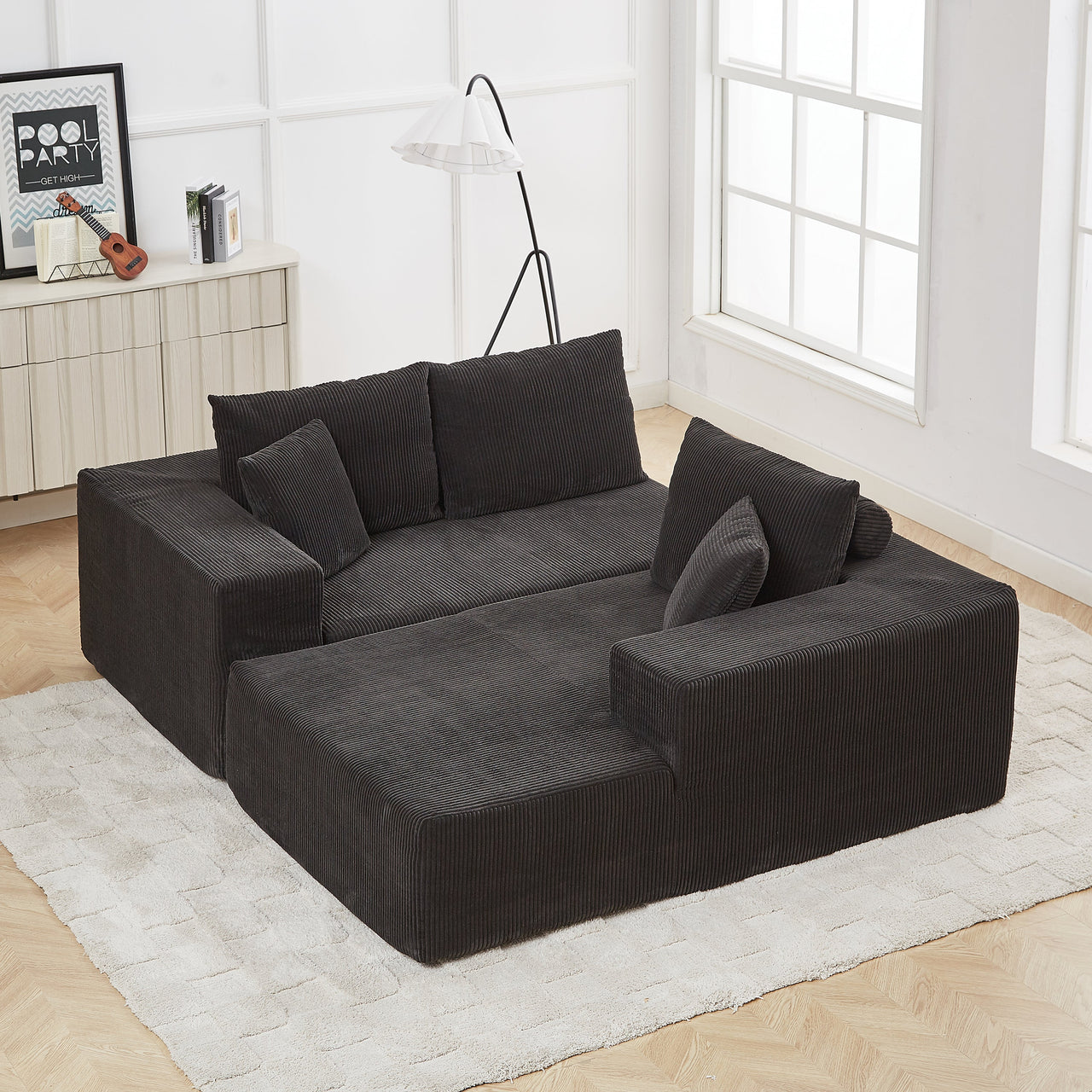 DORIAN 110" Sectional Sofa