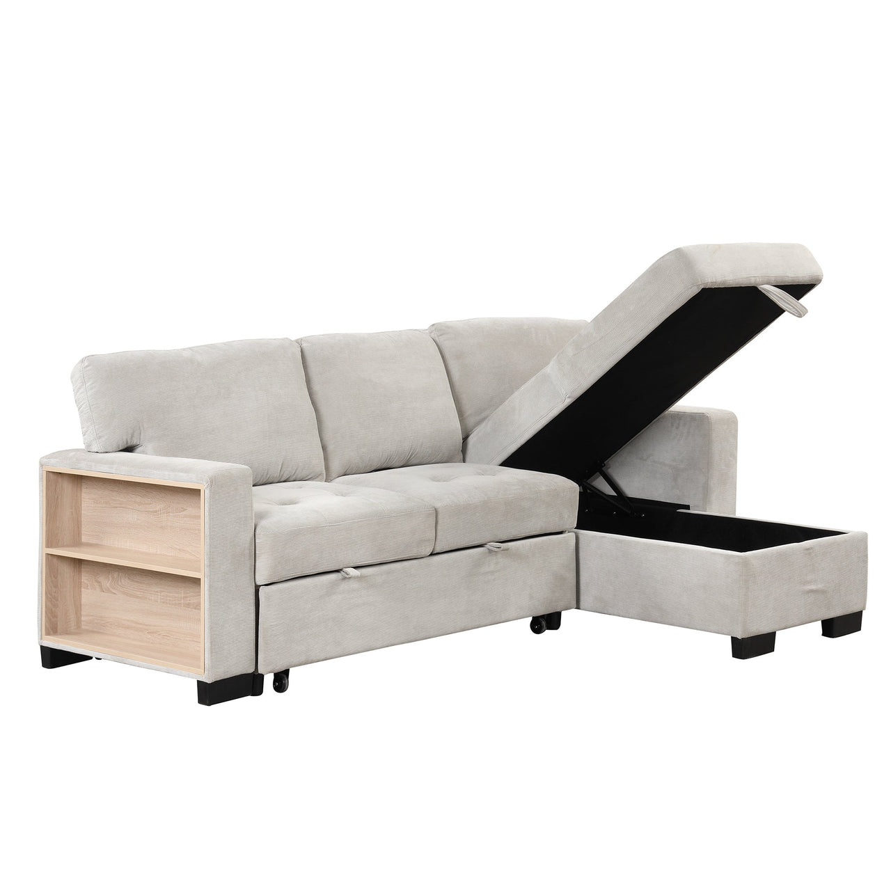 JOVIRAN 85" Sectional Sofa