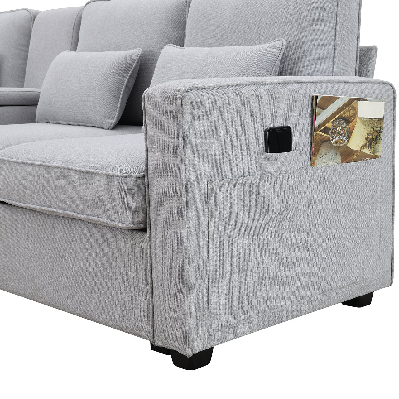 PRYLON 104" Sectional Sofa