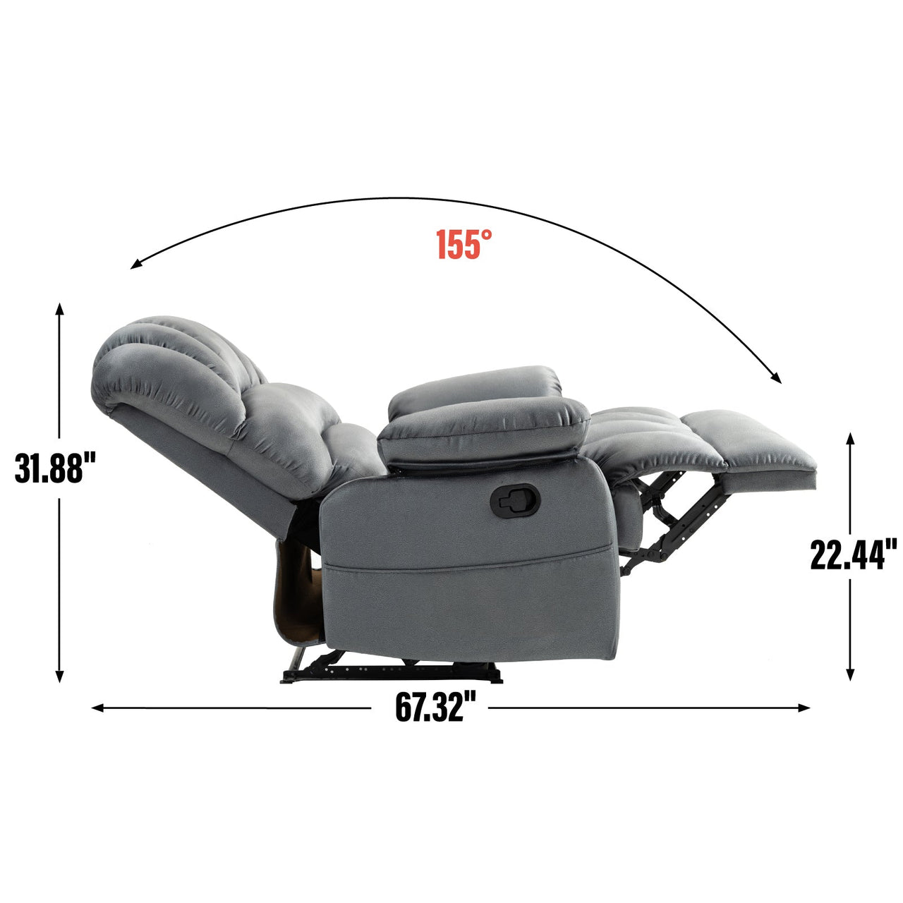 COZYLift 40" Manual Recliner - 0136