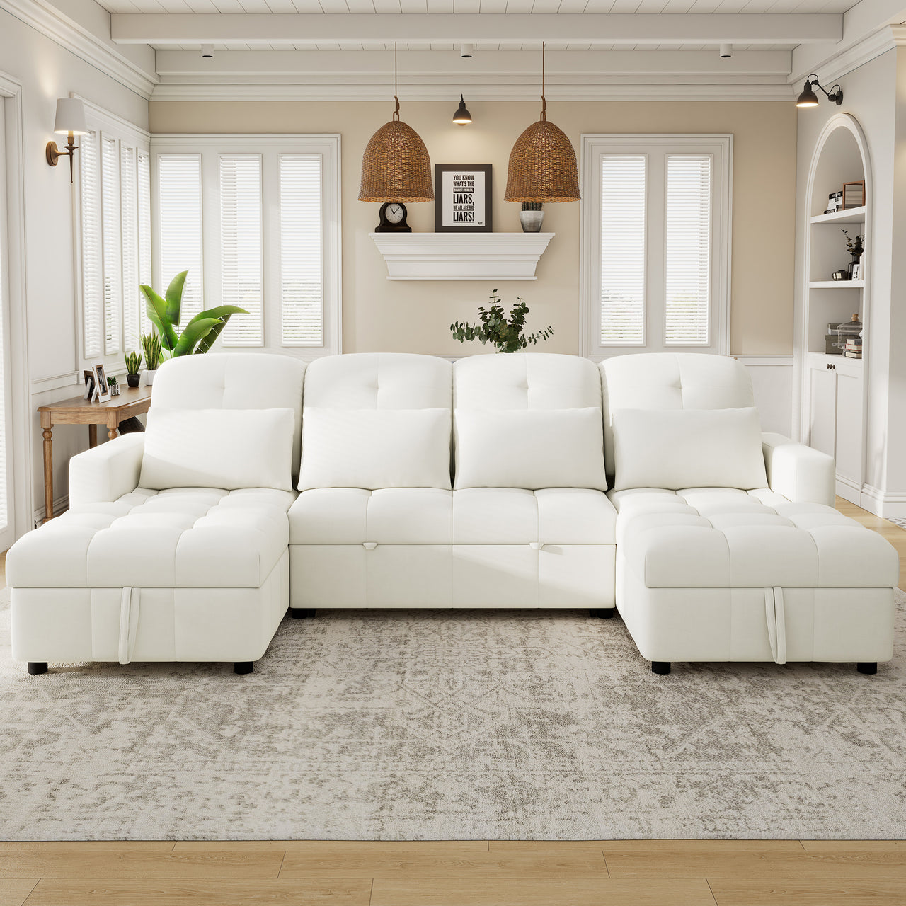 RORY 110" Sectional Sofa