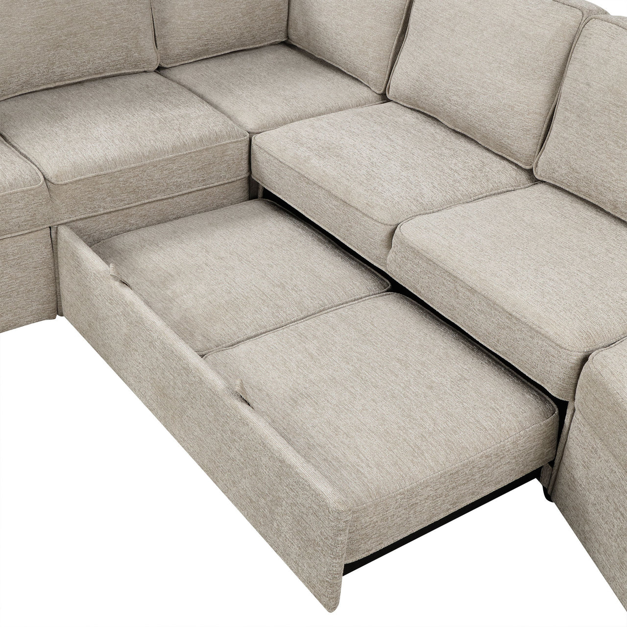 JAVREX 126" Sectional Sofa