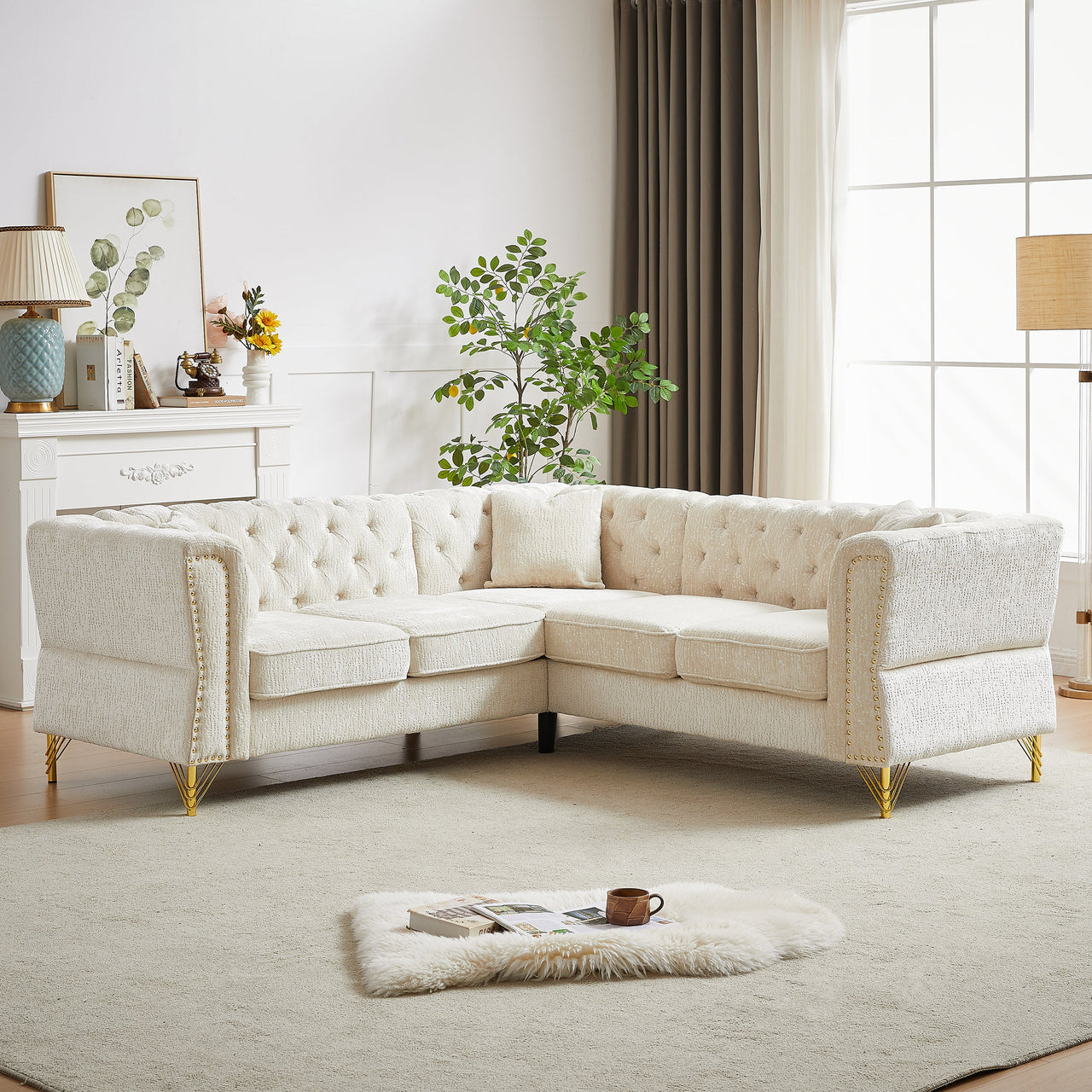 DAPHNE 81" Corner Sofa