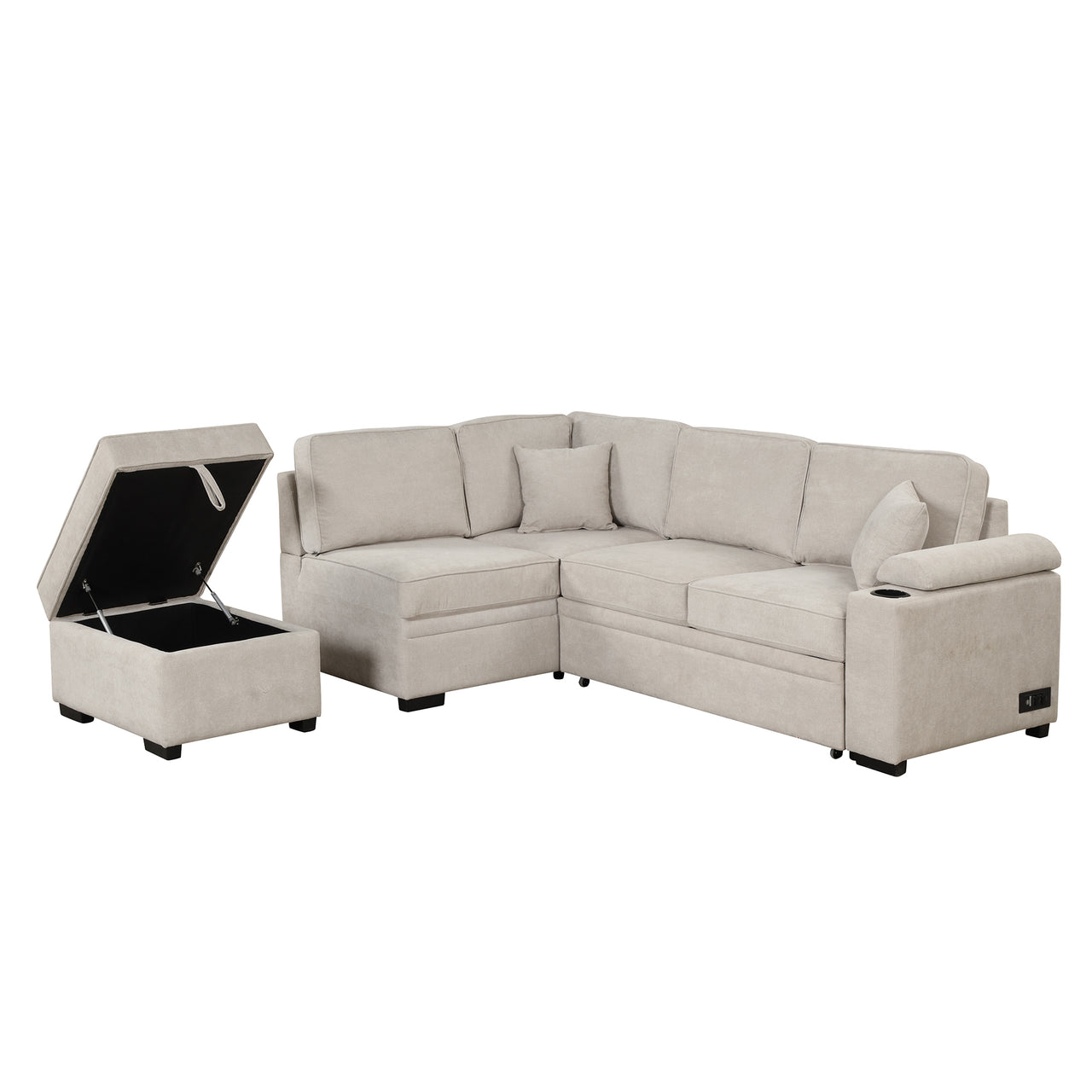 CYNTRA 85" Sectional Sofa