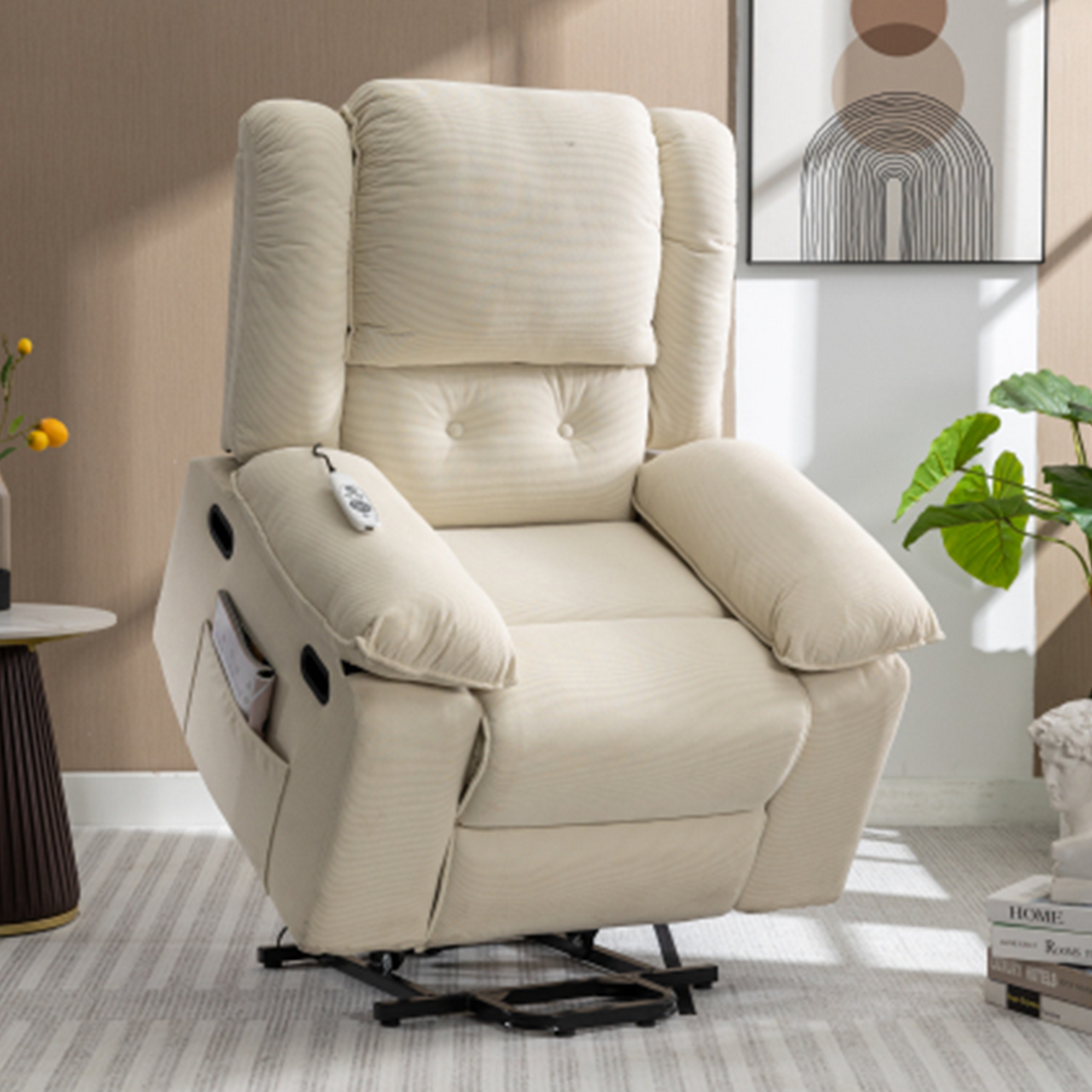 MAVITRA 34" Recliner Chair with Heat Massage