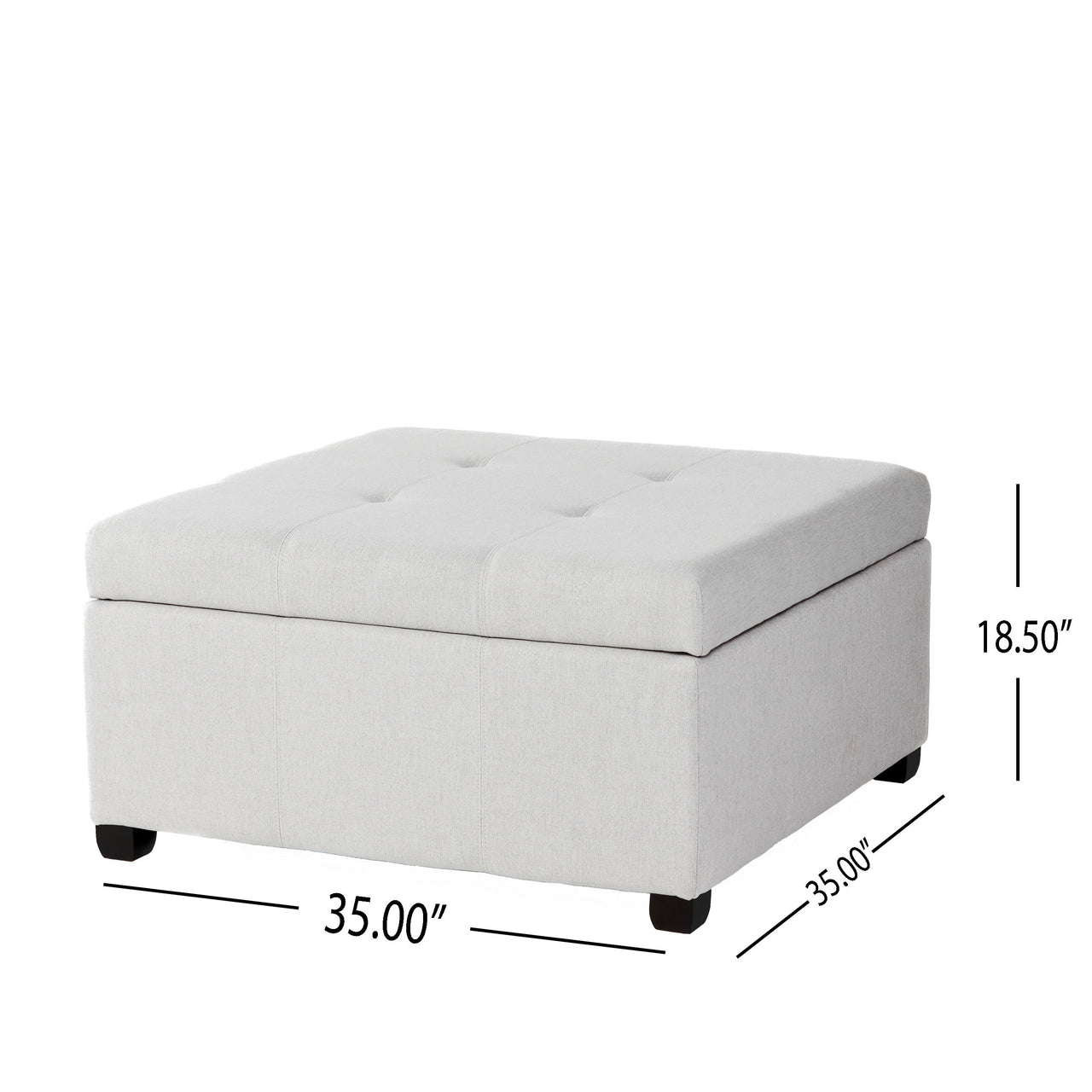 DREXOVA 35" Storage Ottoman
