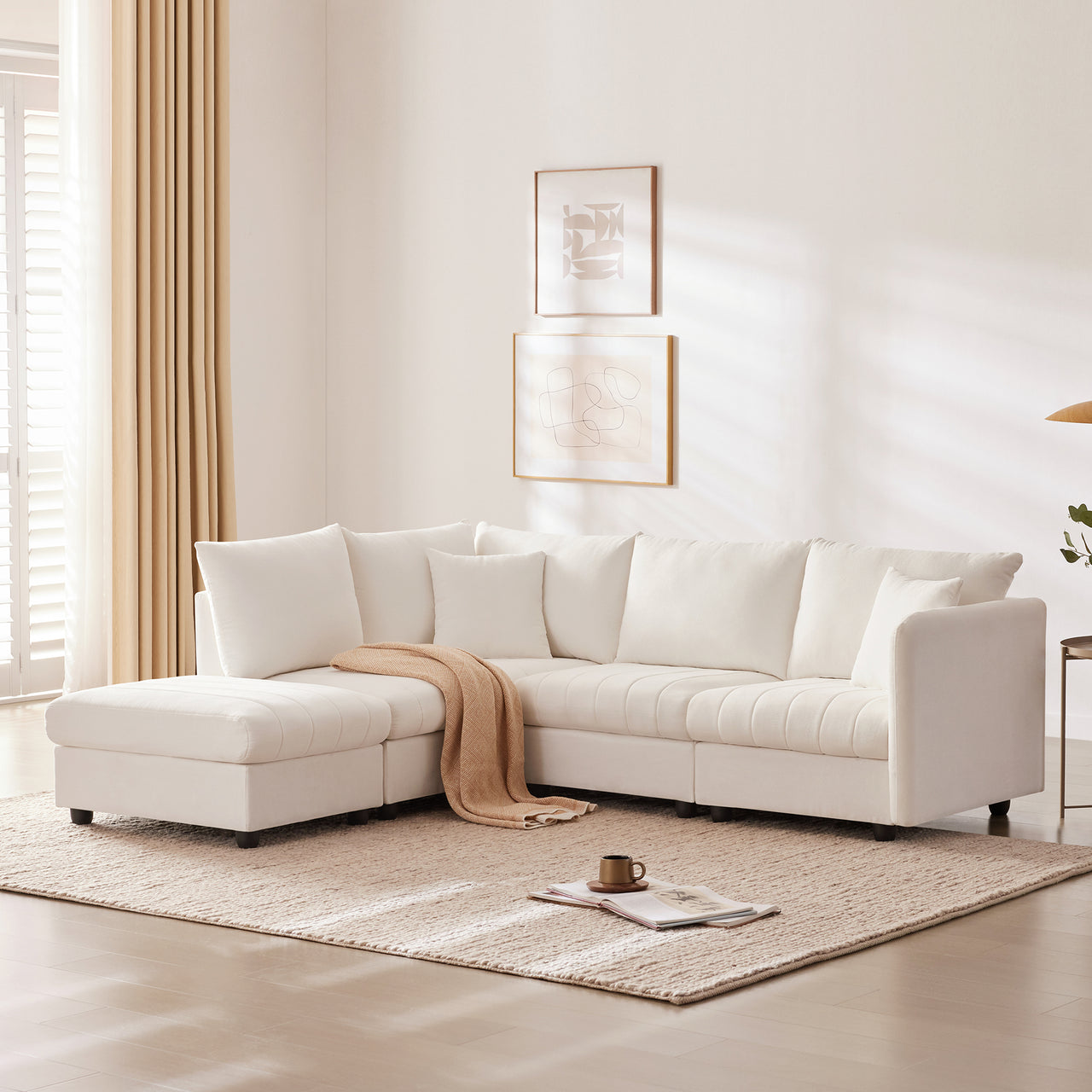 VORIXA 89" Sectional Sofa