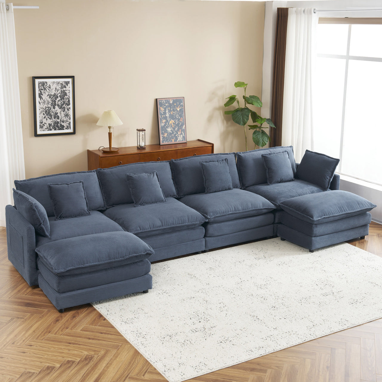 ZENVORIS 150" Sectional Sofa