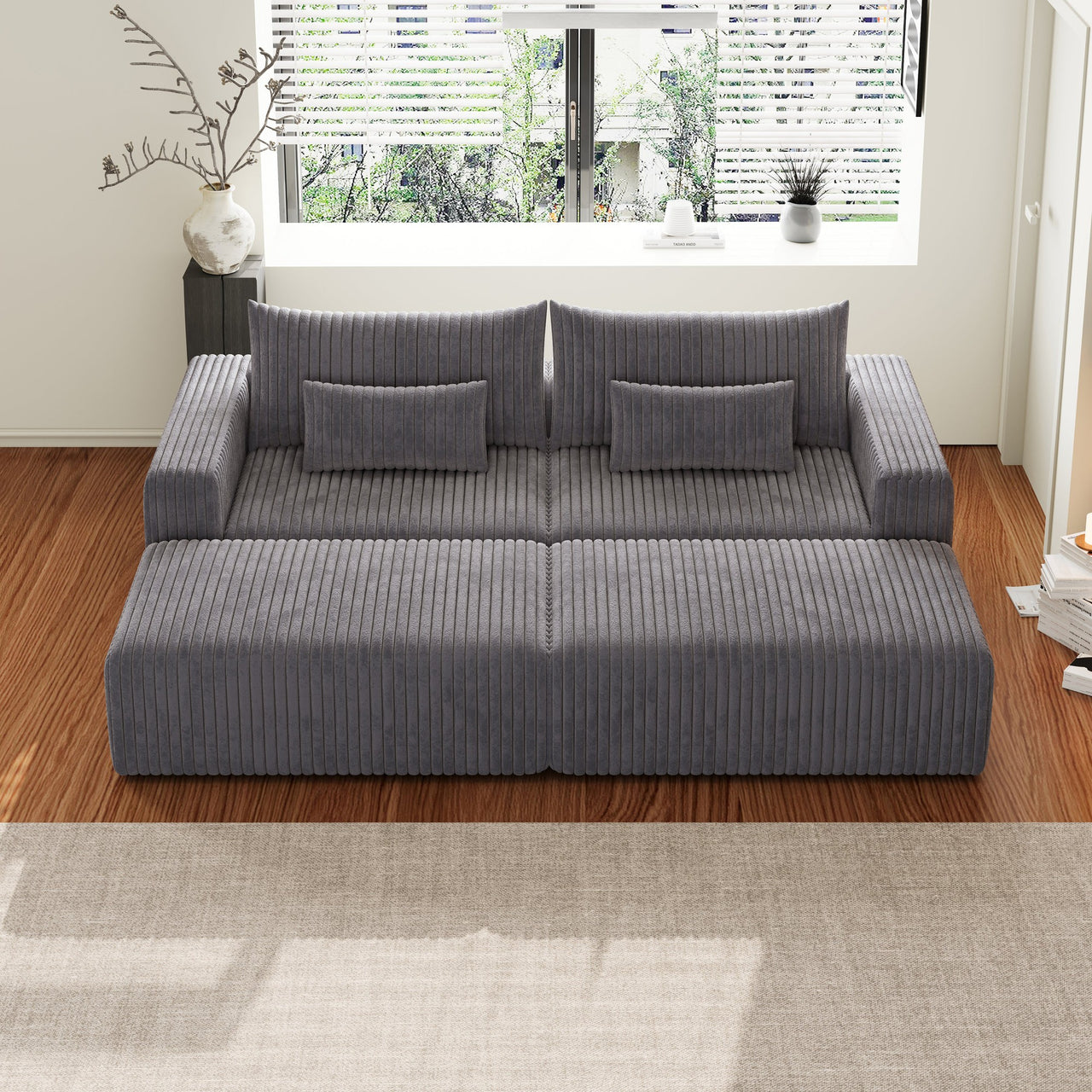 ERIS 102" Oversized Sectional Lounge Chaise