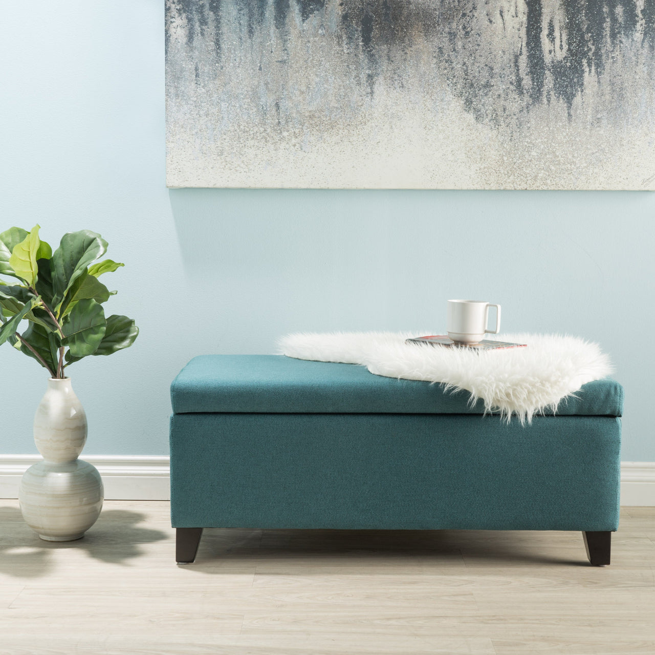 TOLVEX 38" Storage Ottoman
