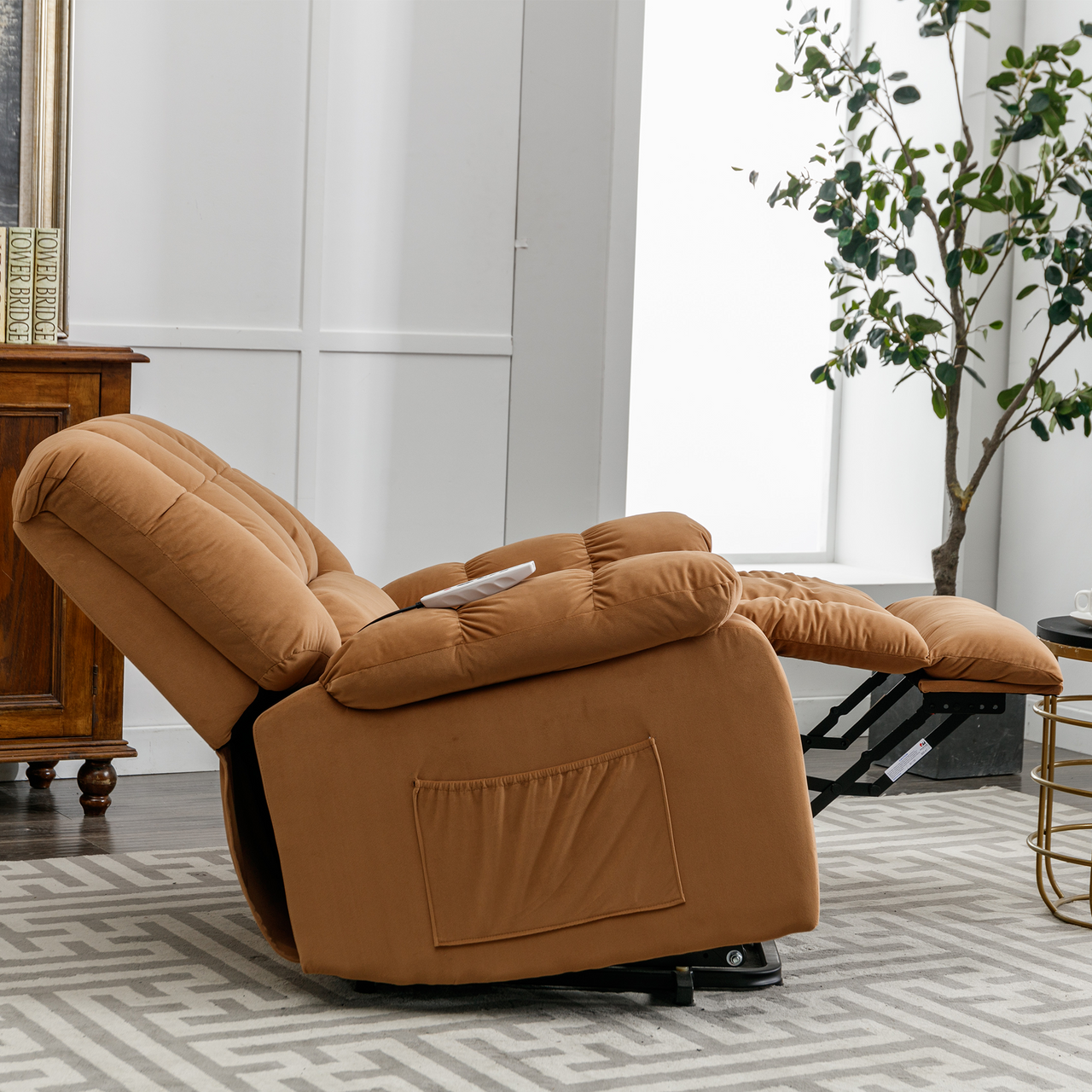 VORIAN 33" Recliner Chair with Heat Massage