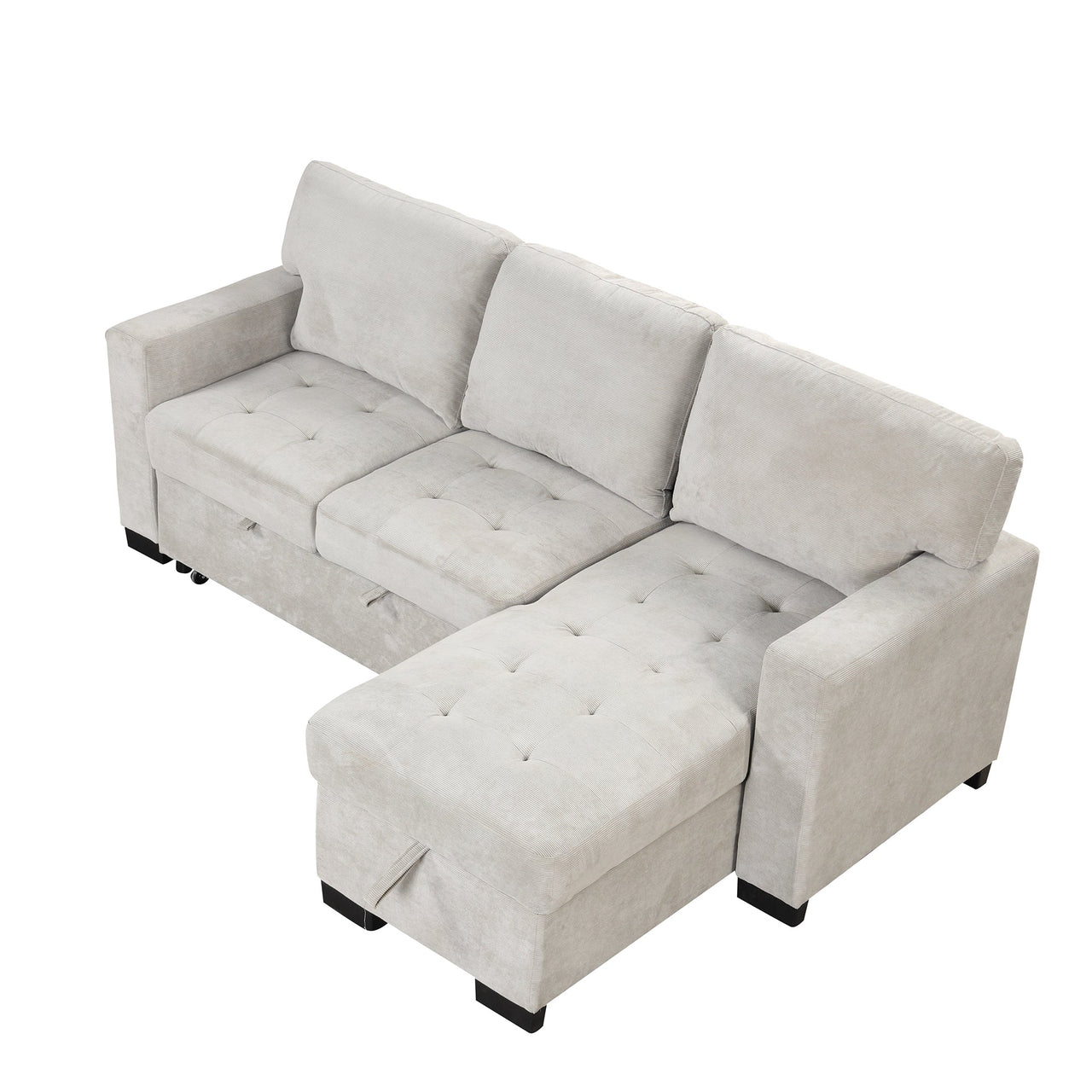 JOVIRAN 85" Sectional Sofa