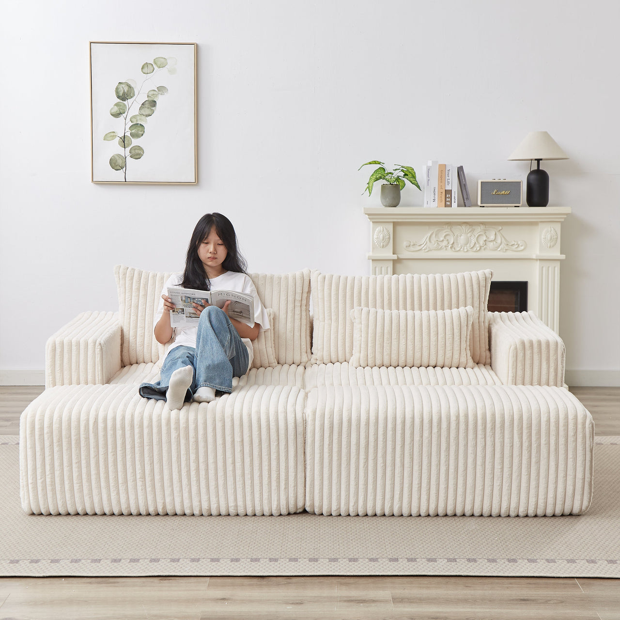 OPHELIA 87" Oversized Loveseat