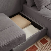 Thumbnail for ZINNIA Convertible 3 in 1 Sleeper Sofa