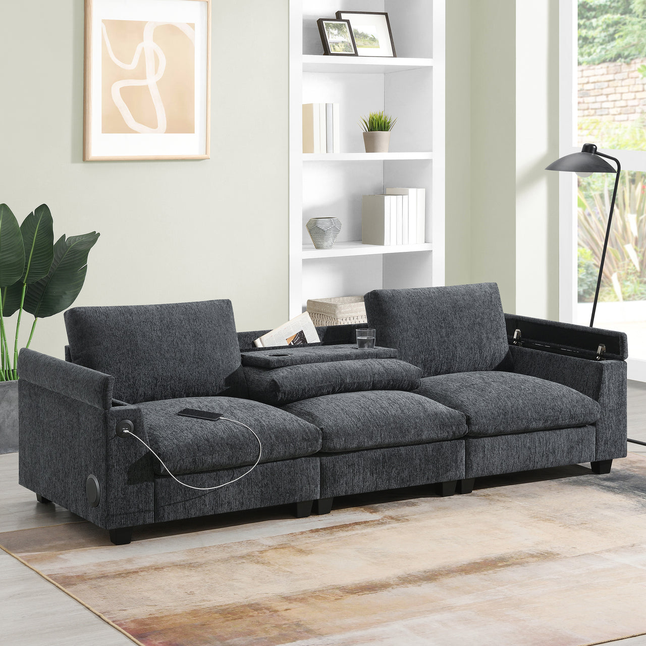 TIVORA 96" Sectional Sofa