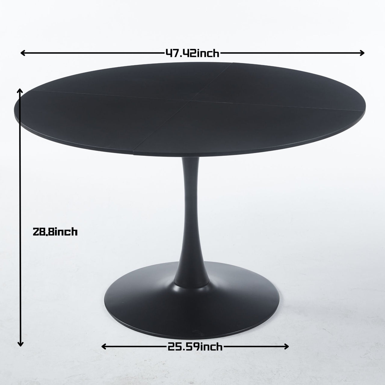 ZOVRIX 47" Tulip Table