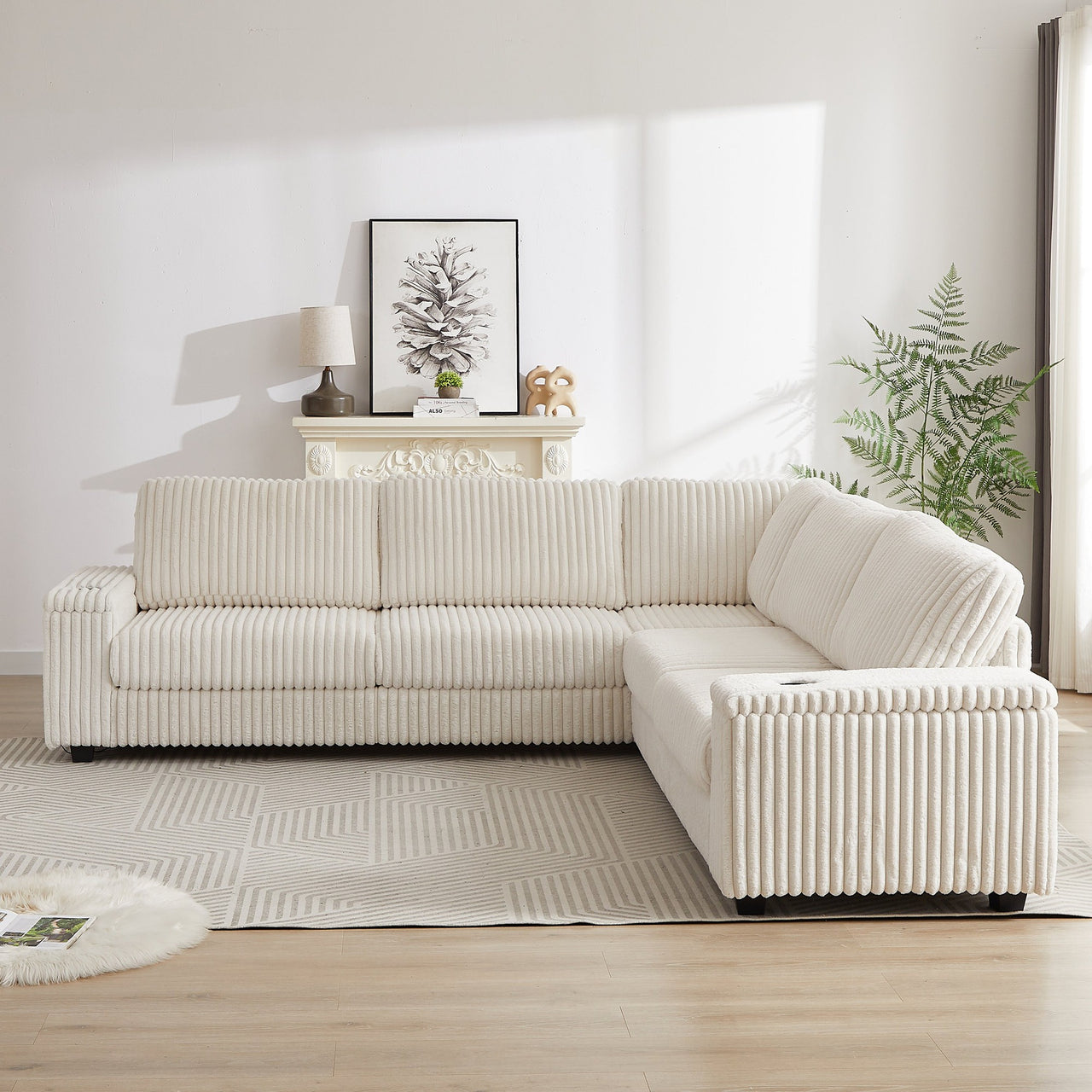 NEVAEH 110" Corner Sofa