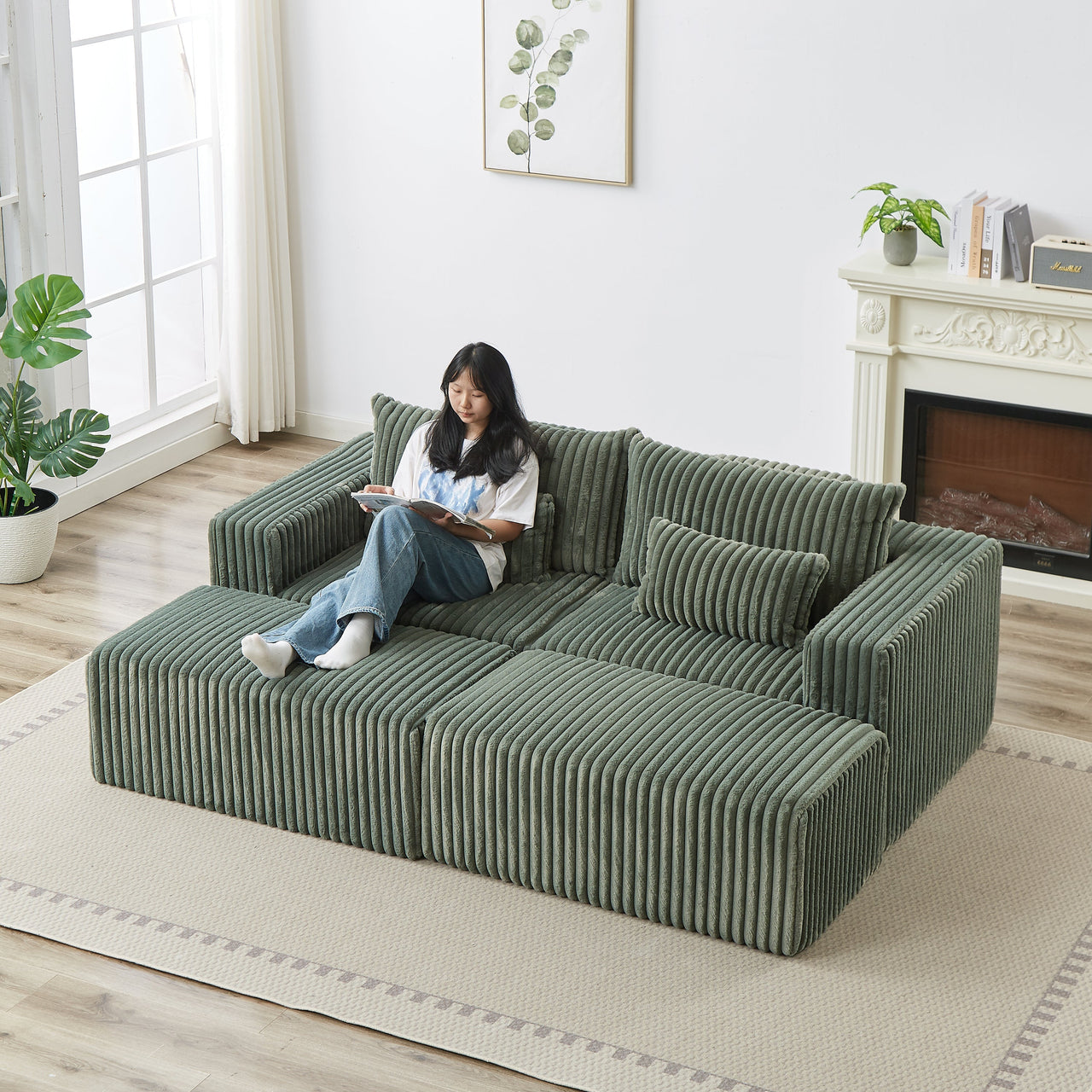 OPHELIA 87" Oversized Loveseat